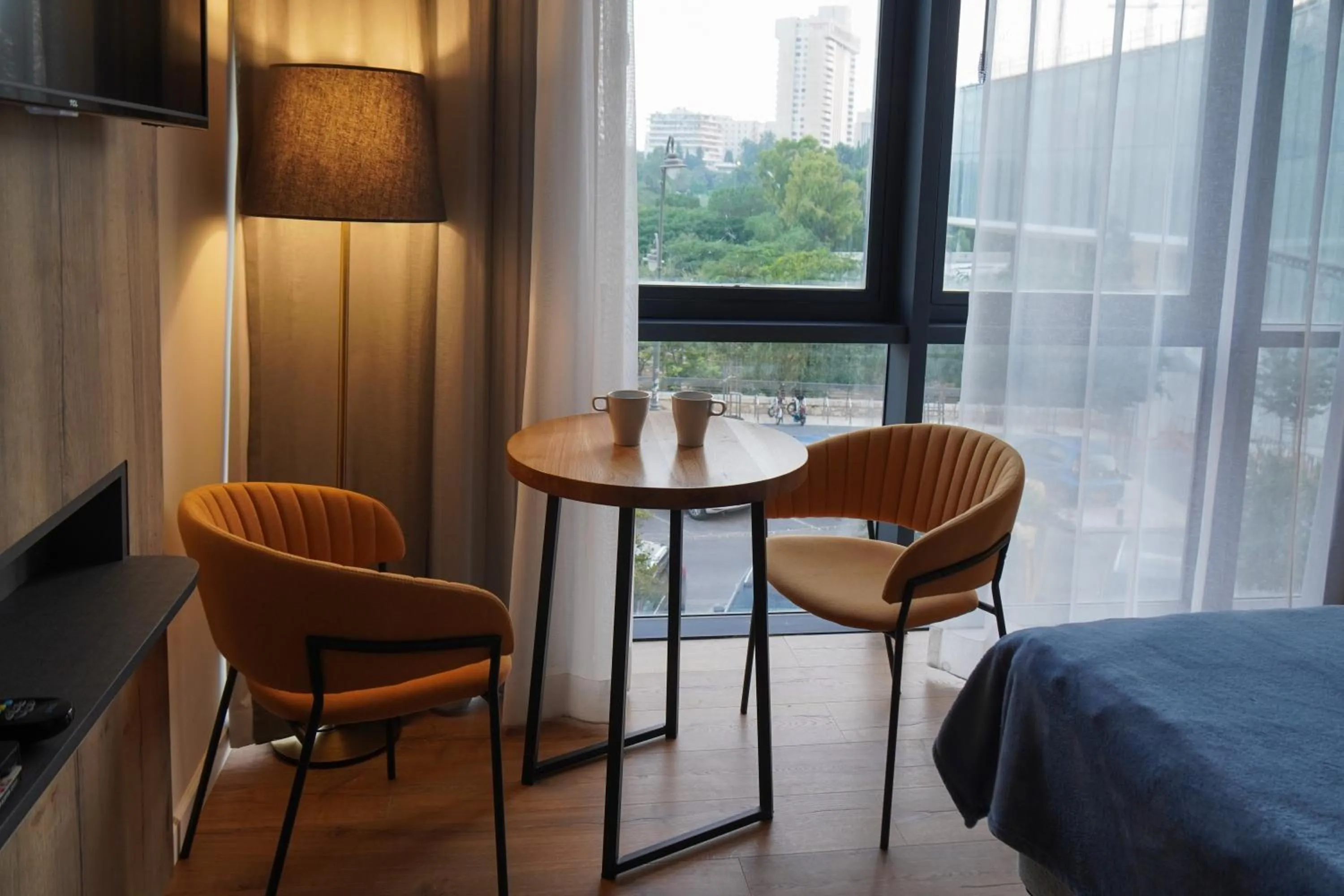 Seating area in Apartique Hotel