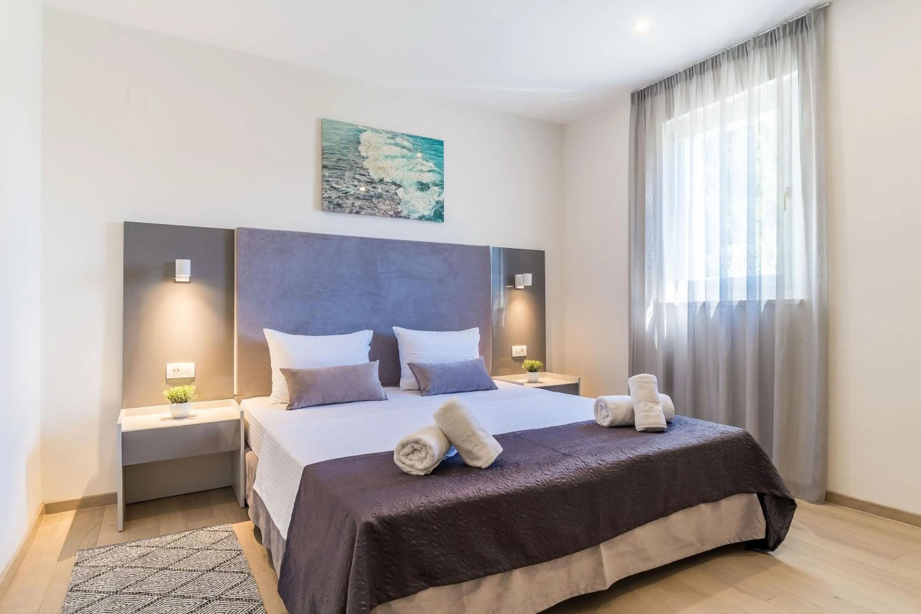 Bedroom, Bed in Art Hotel Dubrovnik