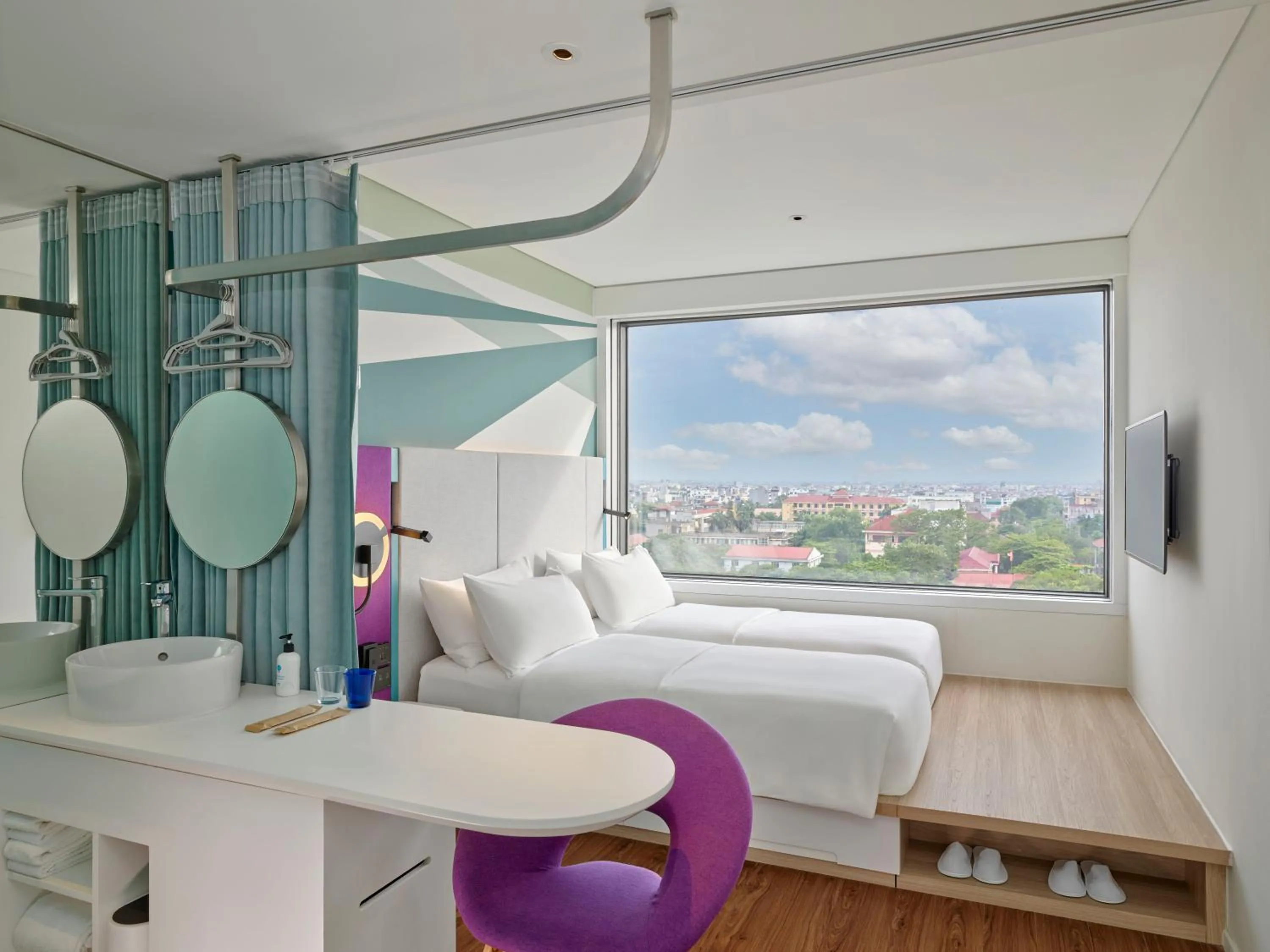 View (from property/room), Bed in Tru by Hilton Nam Dinh City Centre