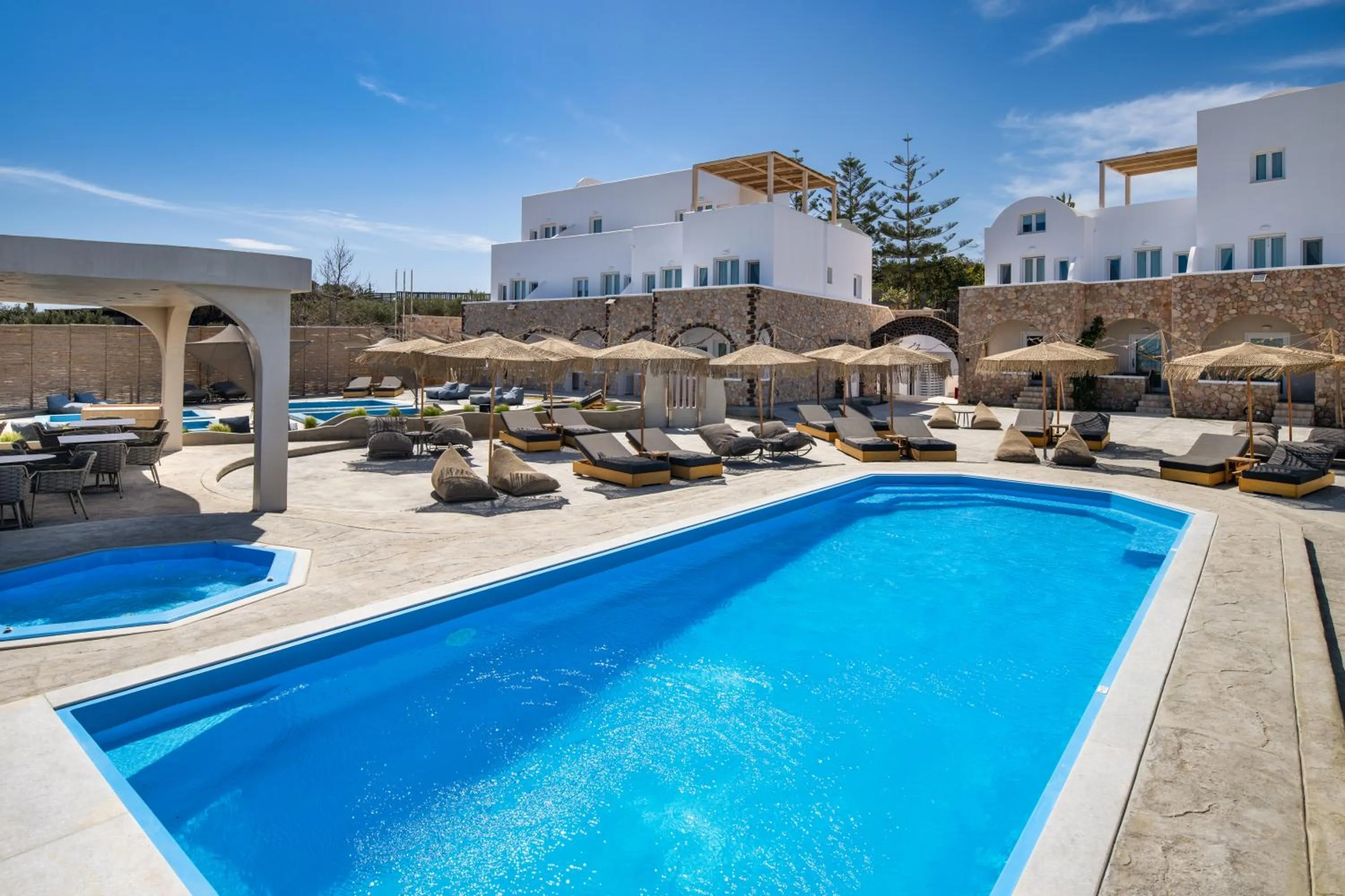 Swimming pool in Aelia Luxury Suites