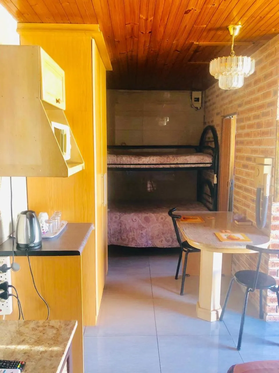 Kitchen or kitchenette in Bed and Breakfast at Eves