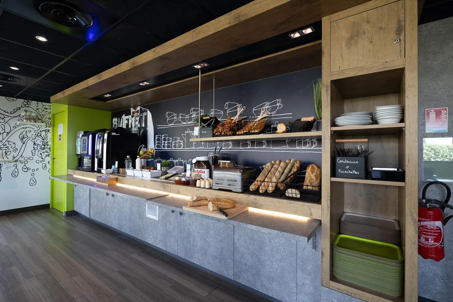 Breakfast in Ibis Budget Perpignan Nord Rivesaltes