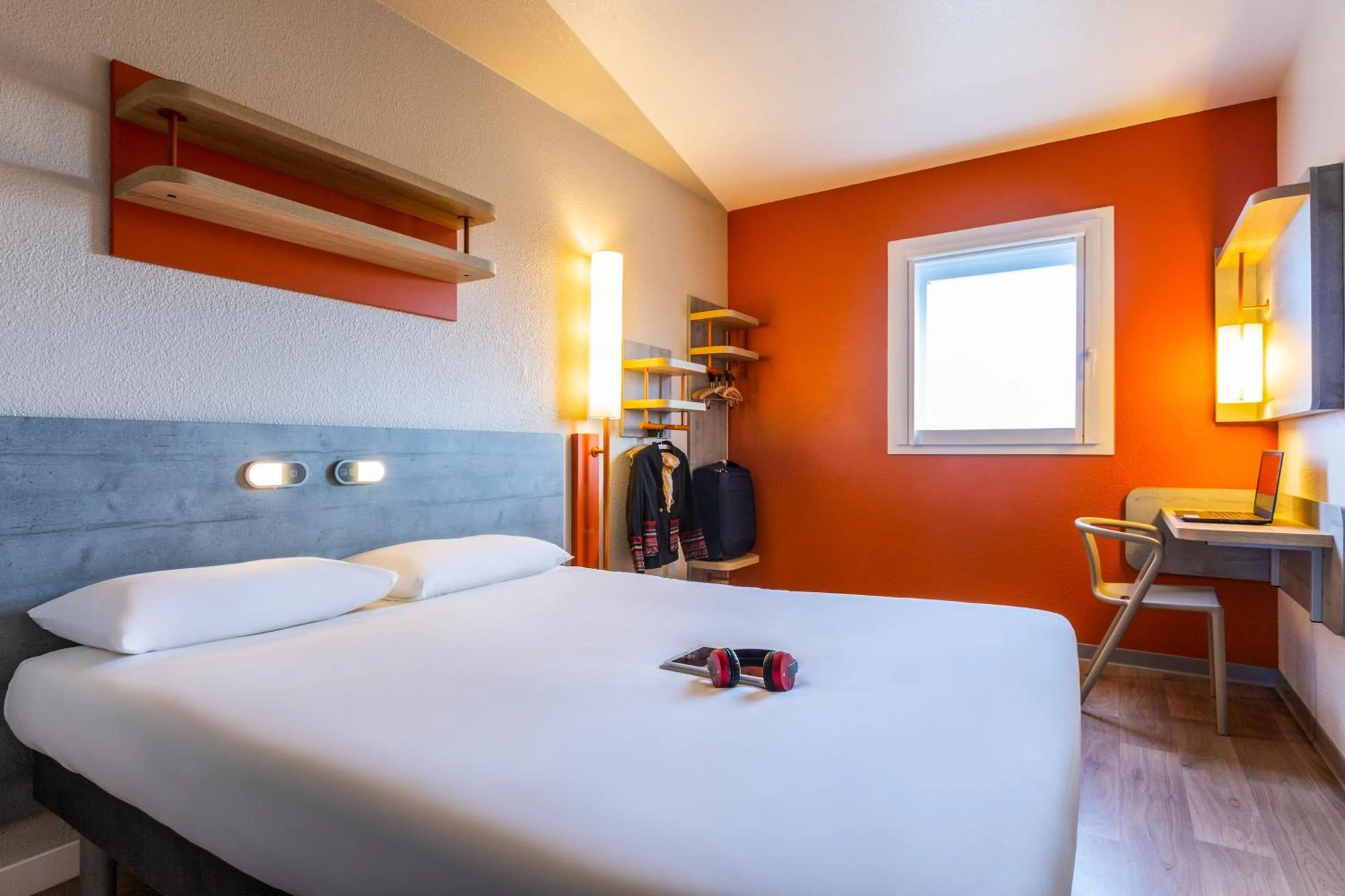 Bed in Ibis Budget Perpignan Nord Rivesaltes