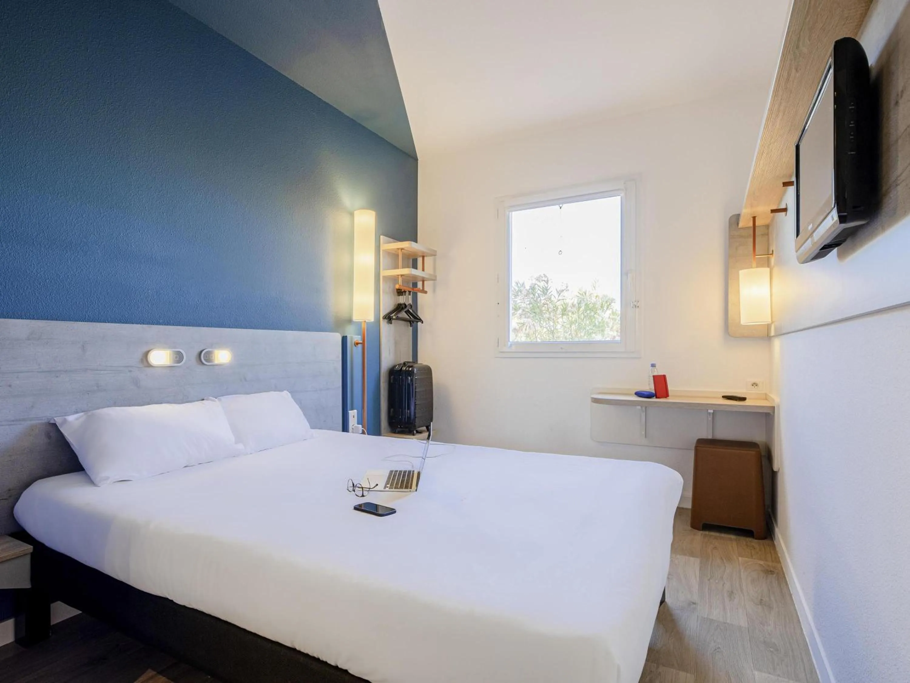 Bedroom, Bed in Ibis Budget Perpignan Nord Rivesaltes