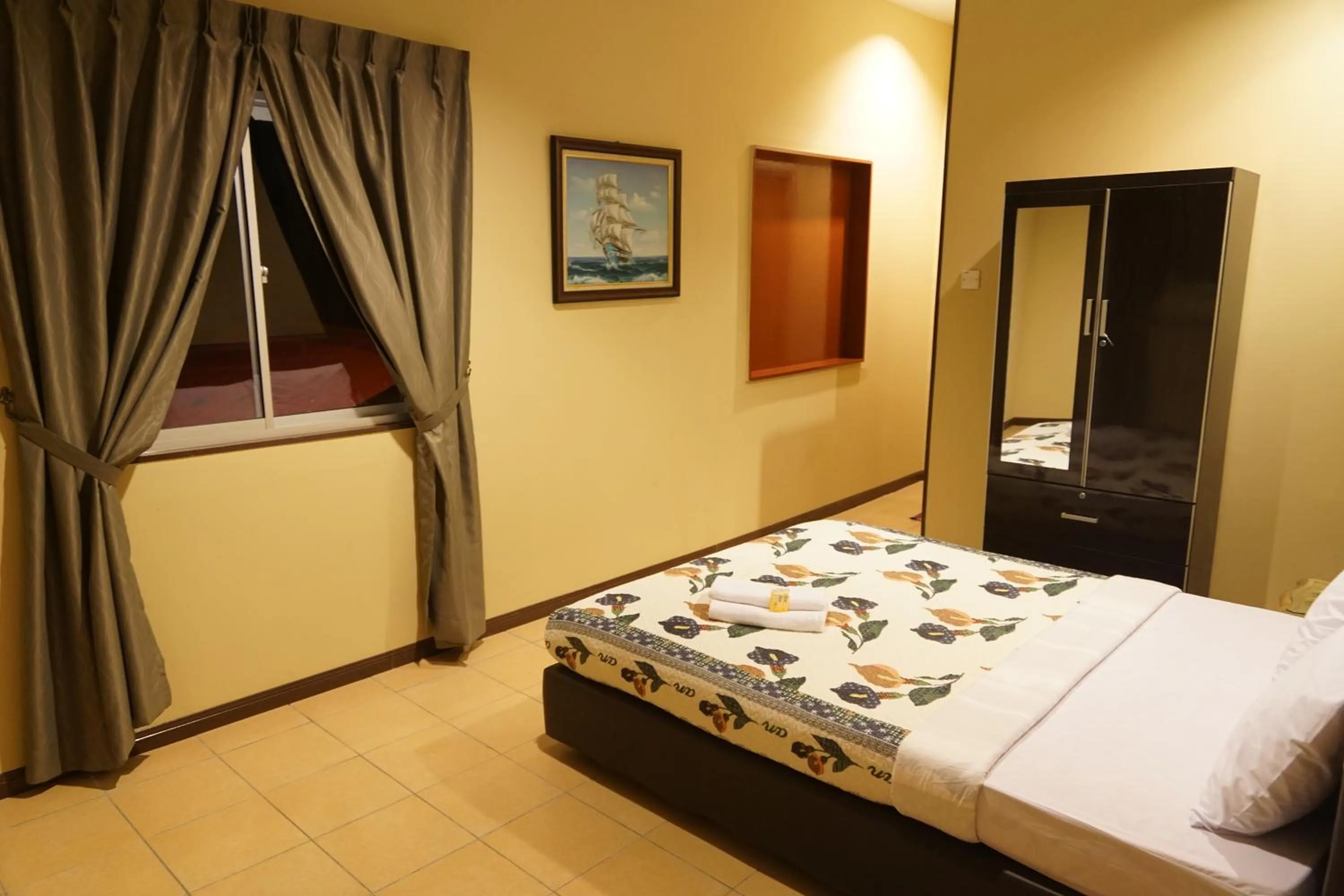 Bed in Sunrise Kundasang Resort