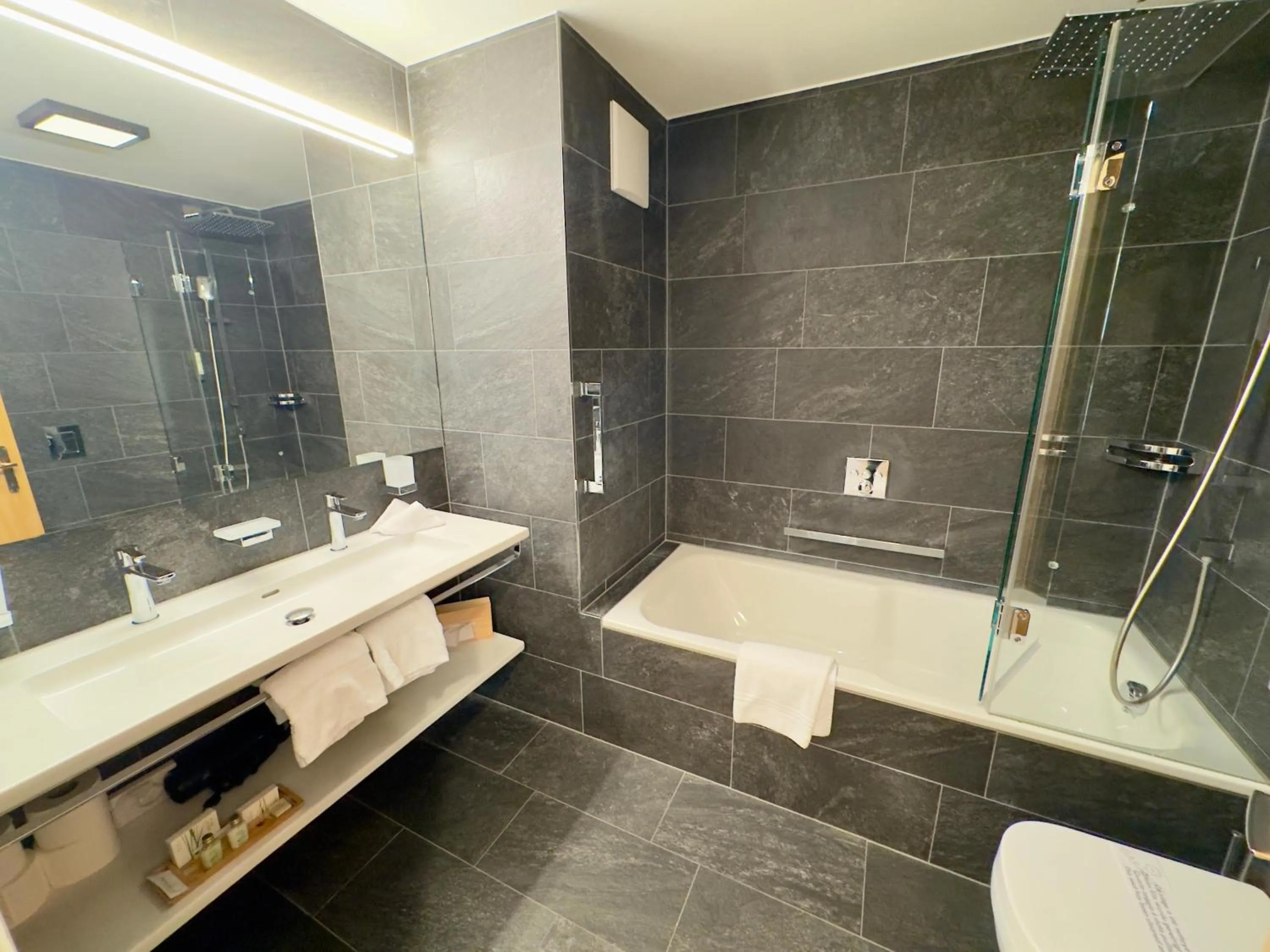 Shower in Hotel Waldhaus am See