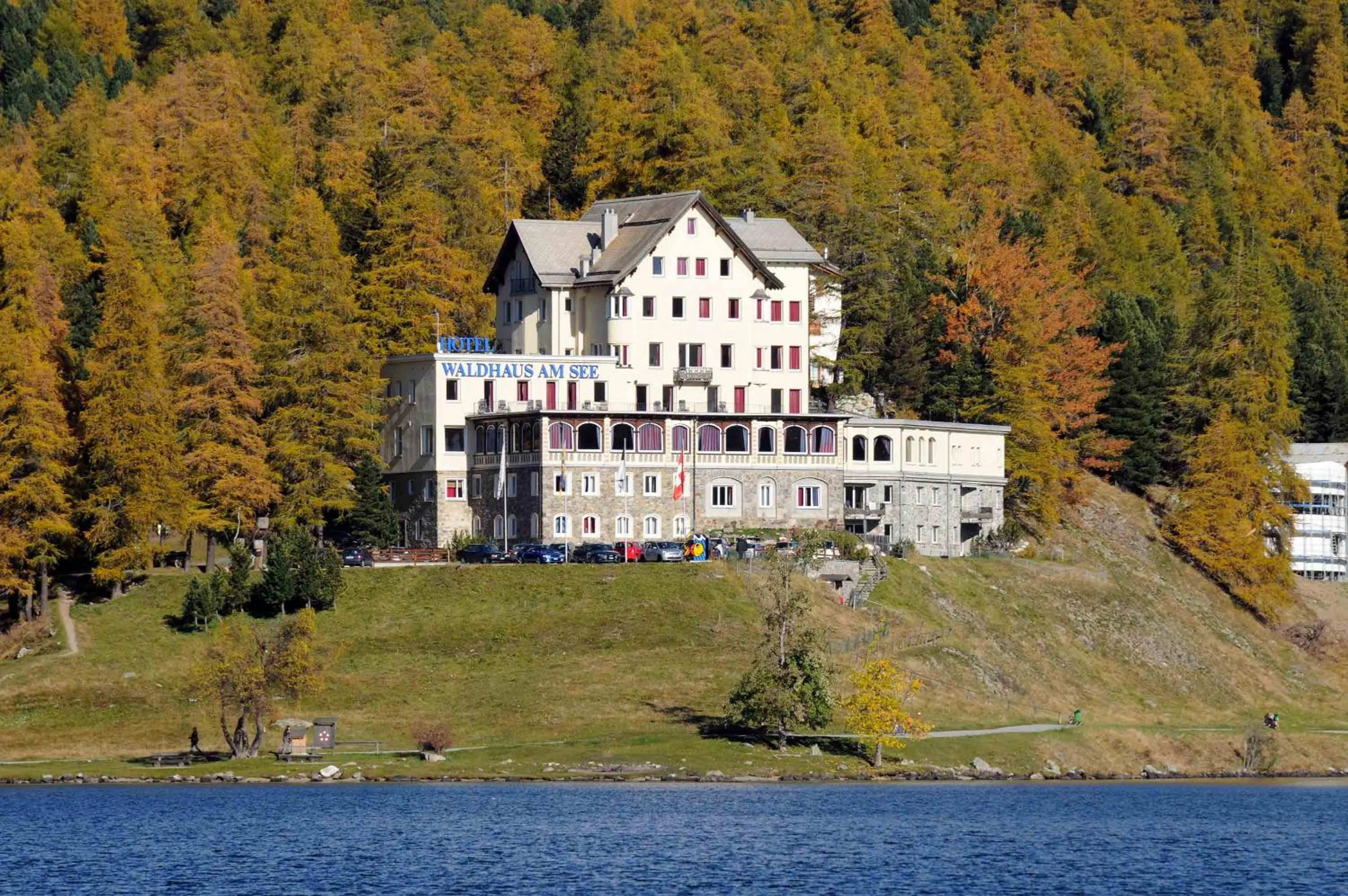 Property building in Hotel Waldhaus am See