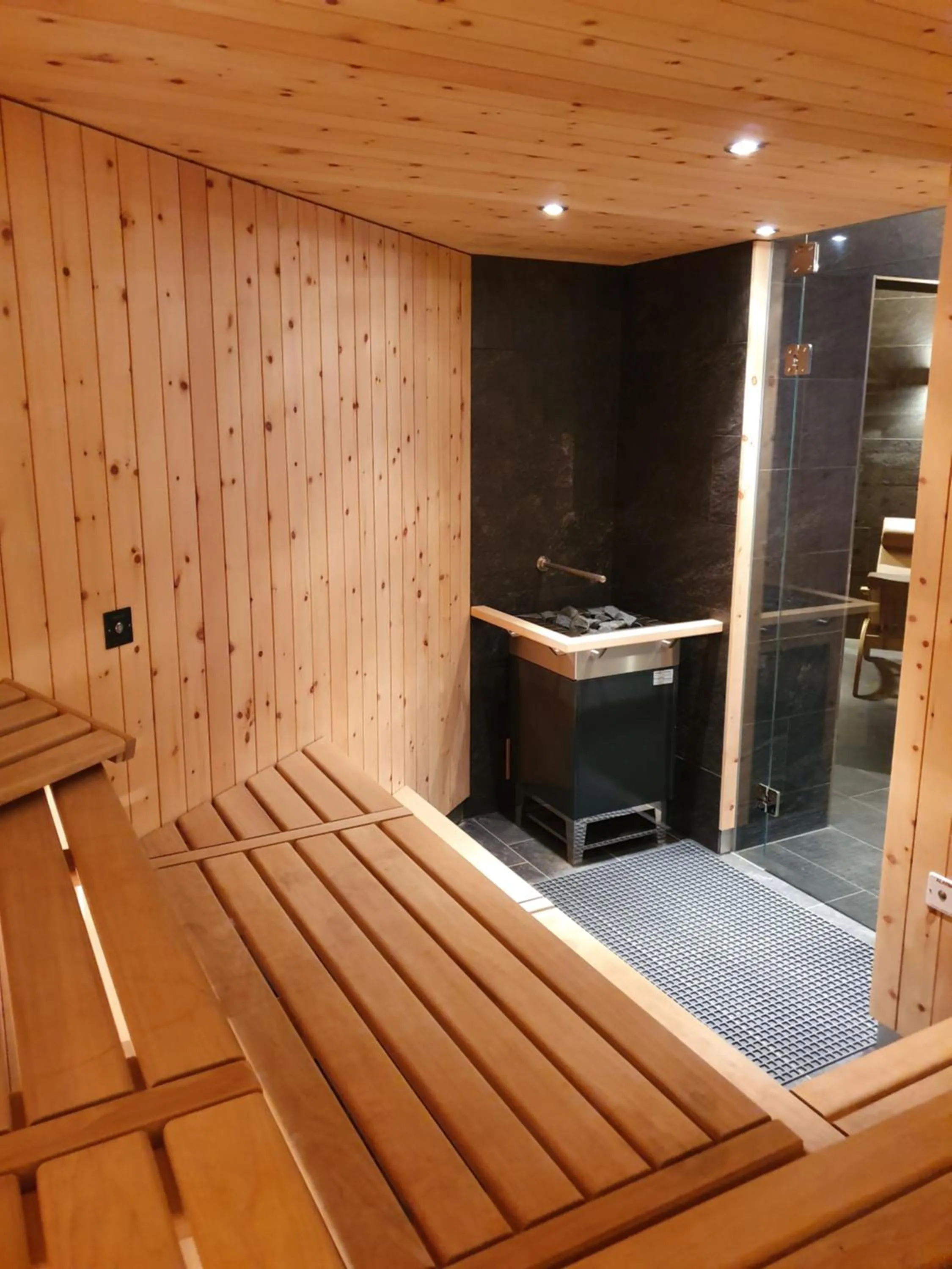 Sauna in Hotel Waldhaus am See