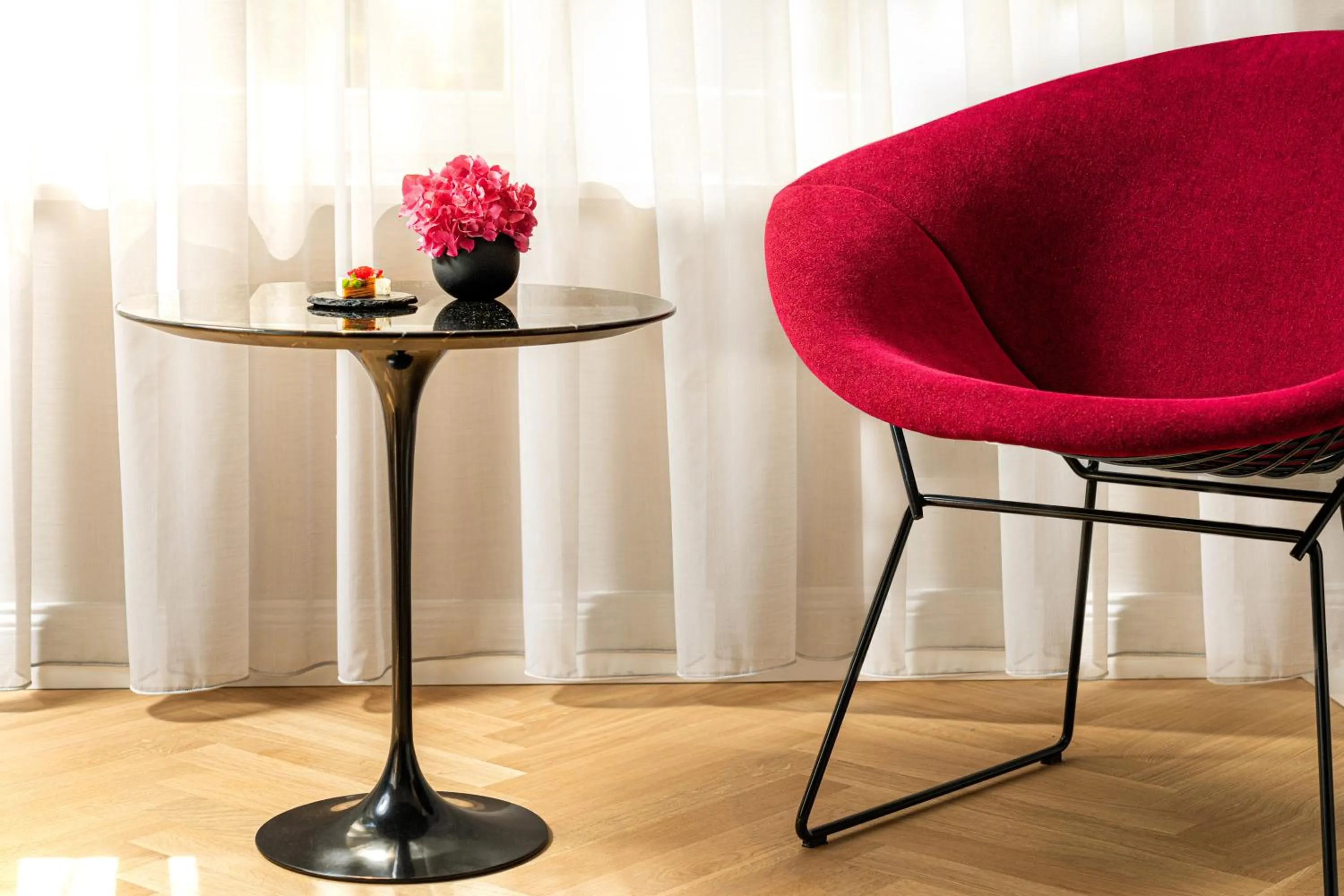 Seating area in ESPLANADE Saarbrücken