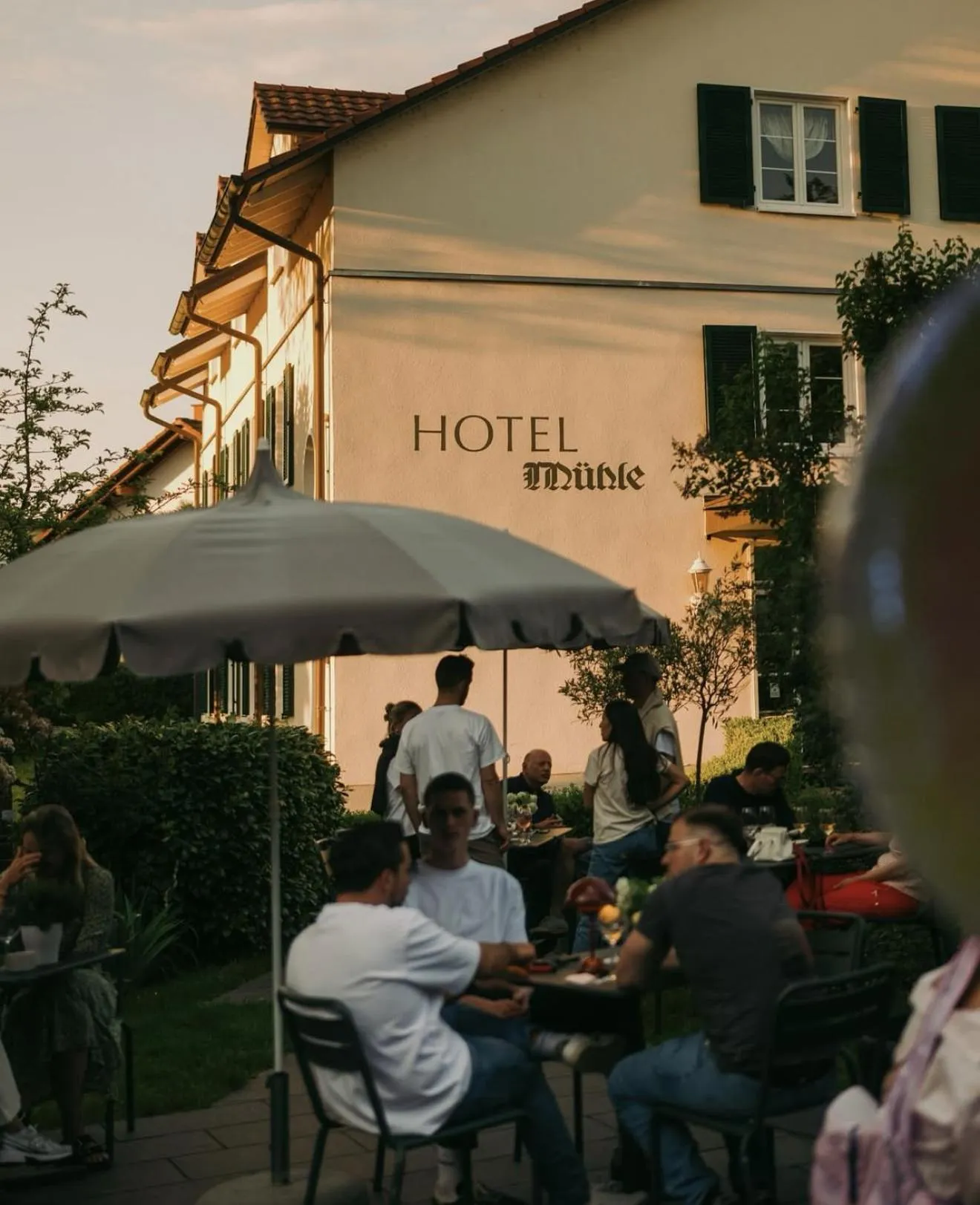 Patio in Hotel Mühle