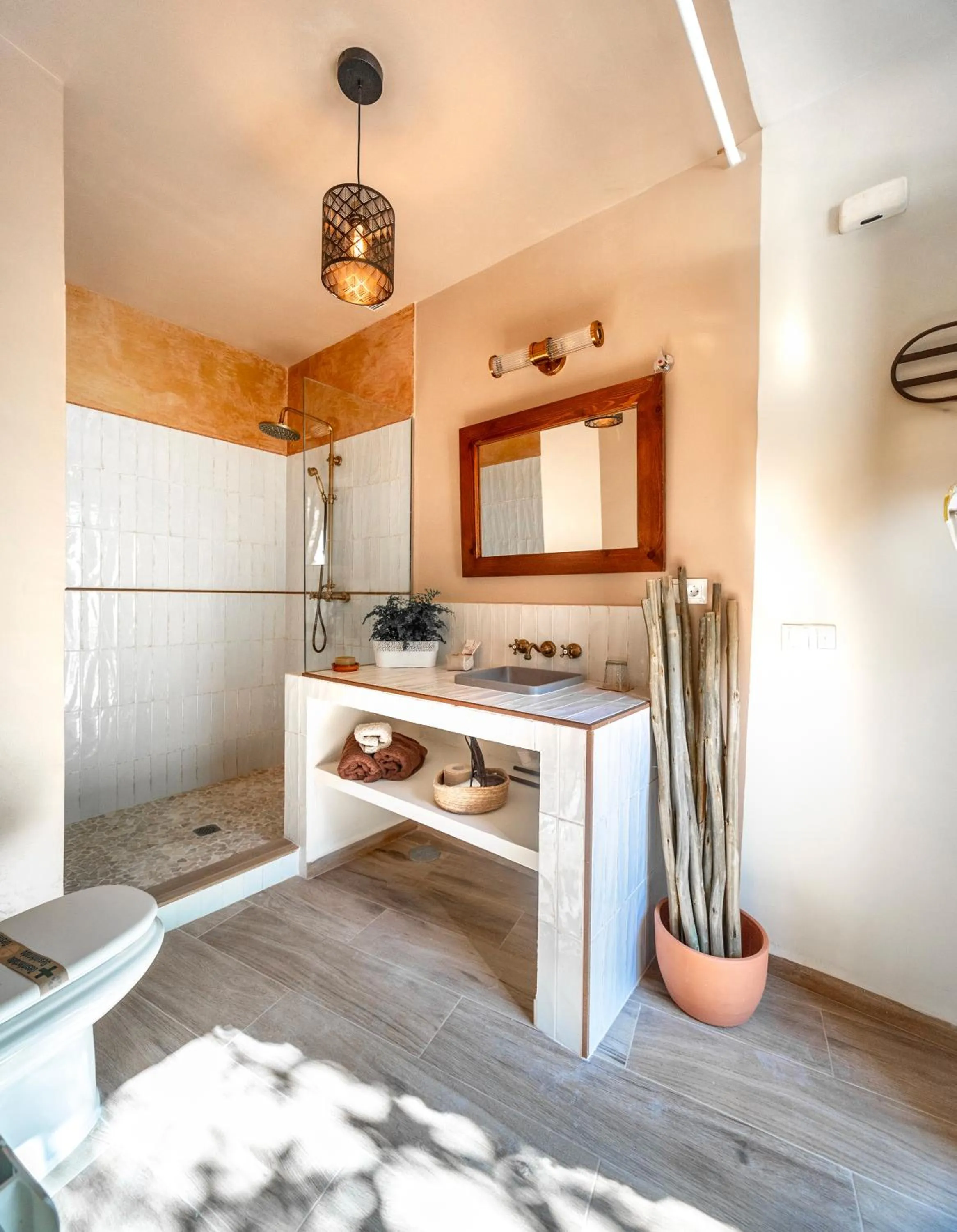 Bathroom in Eco Hotel Cueva del Gato