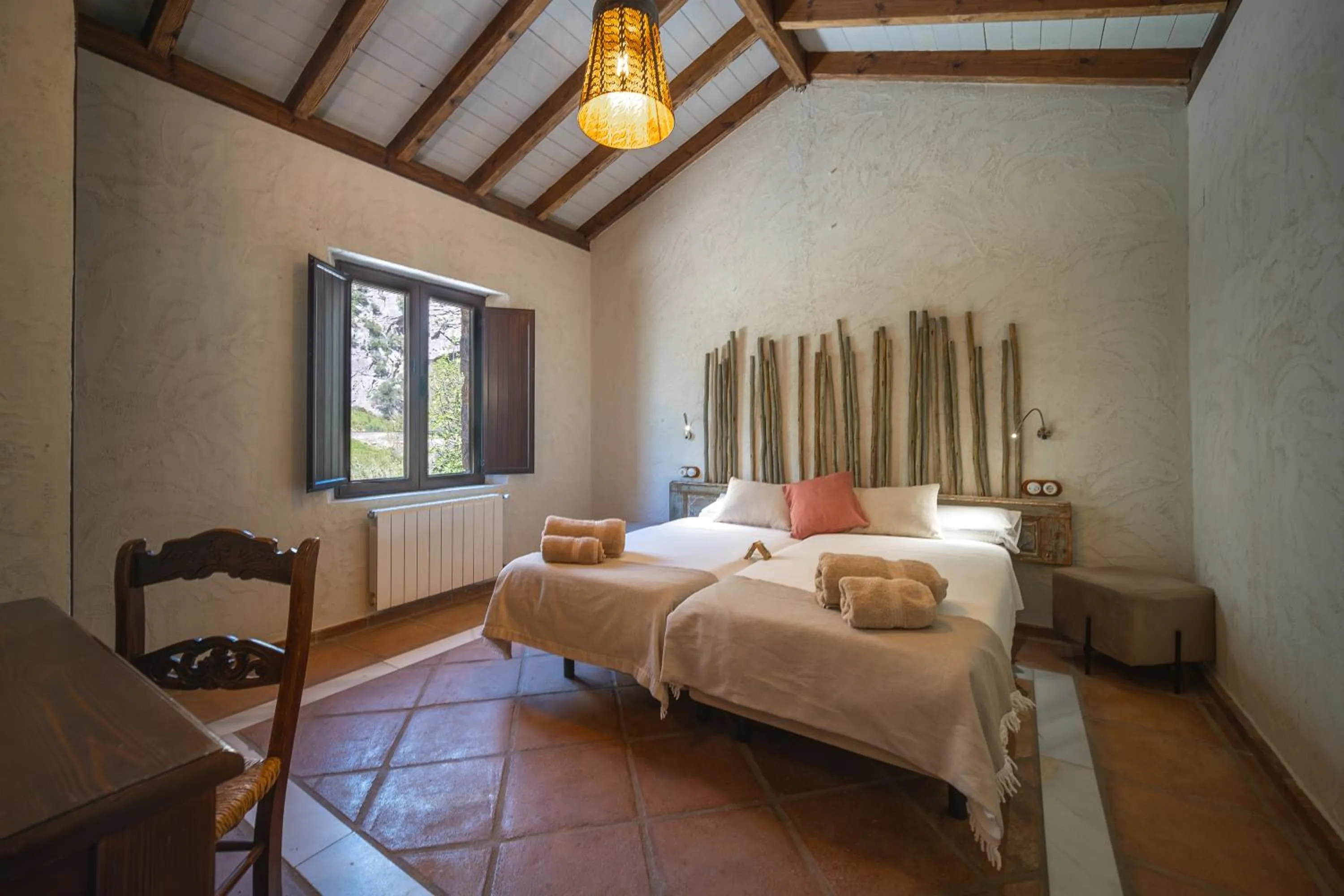 Photo of the whole room, Bed in Eco Hotel Cueva del Gato
