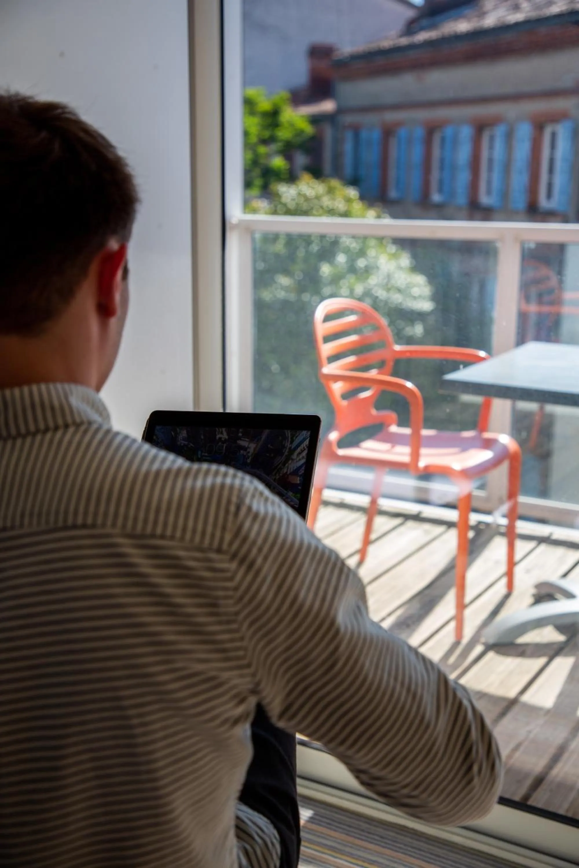 Balcony/Terrace in Privilège Appart Hôtel Saint Exupéry