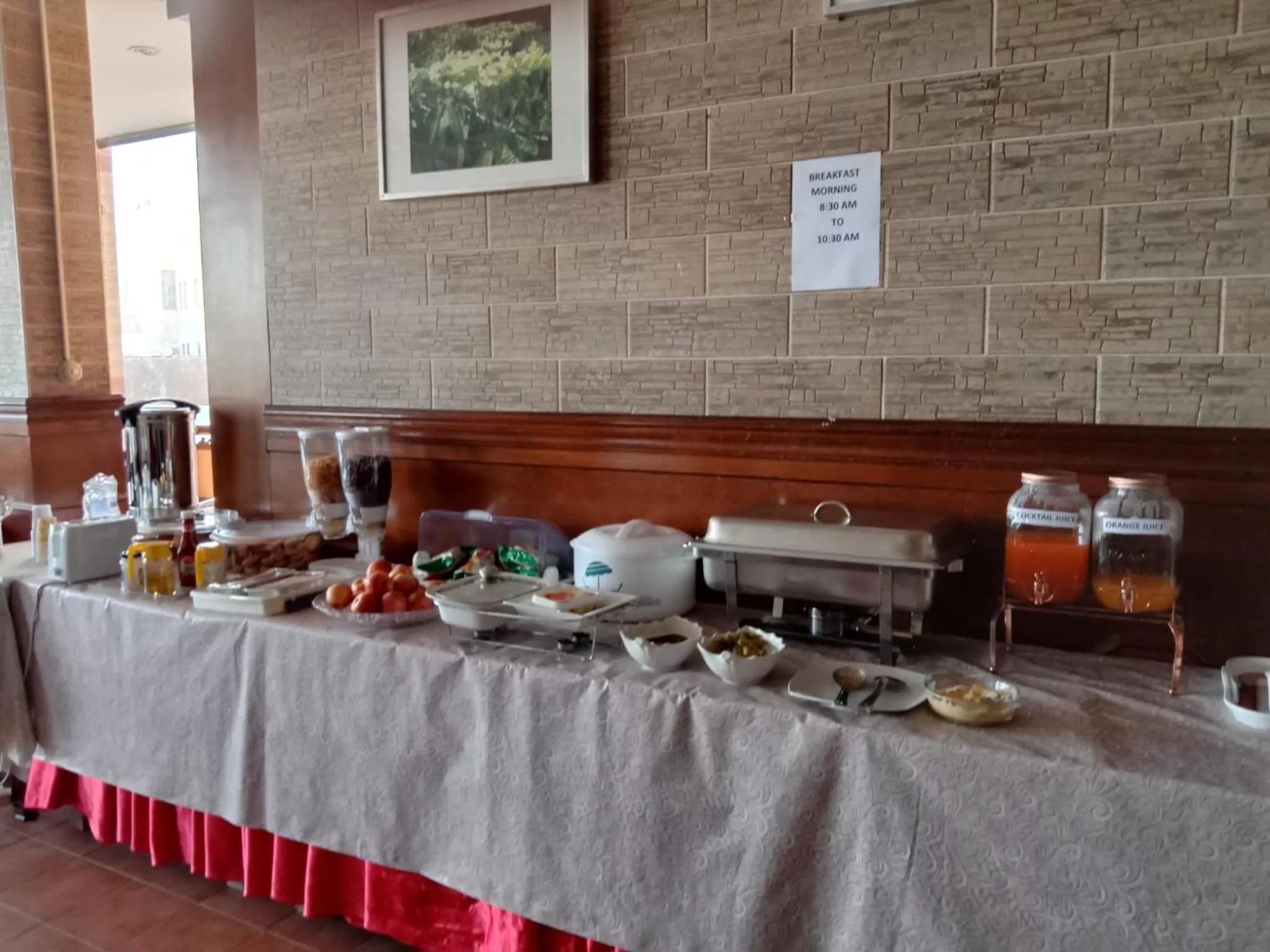 Breakfast in Arinza Tower Quality Apartments