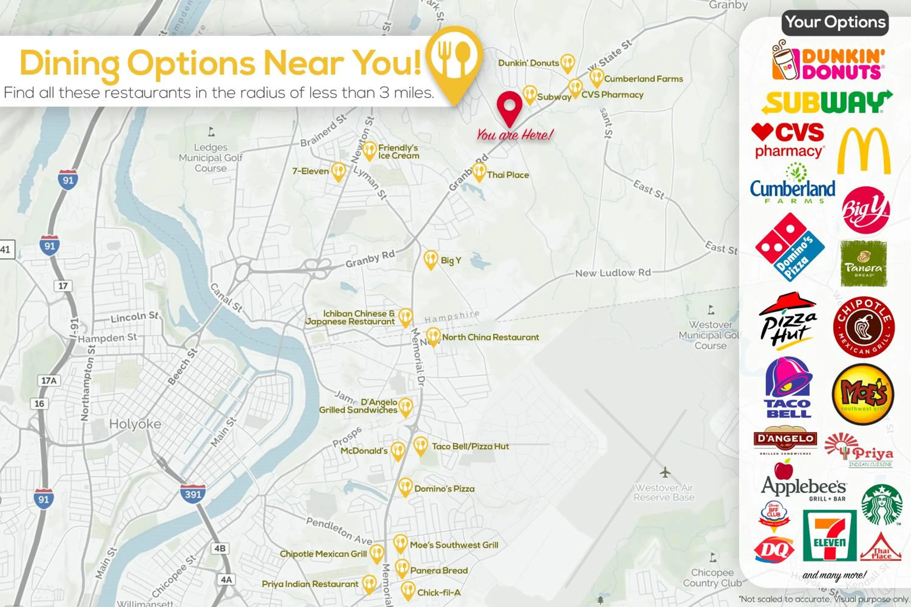 Dining area in Granby Motel