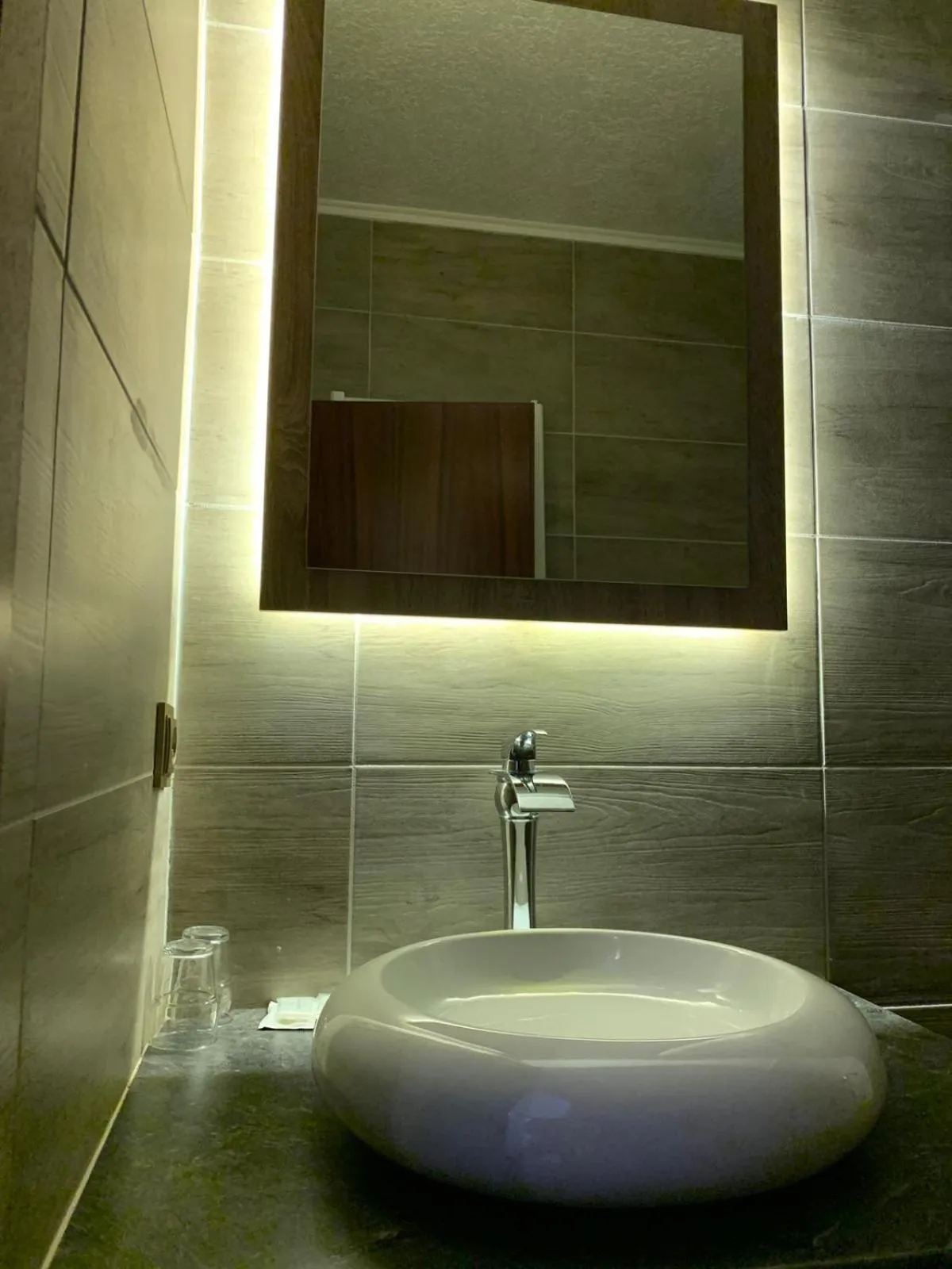 Bathroom in Hotel zur Riede bei Bremen