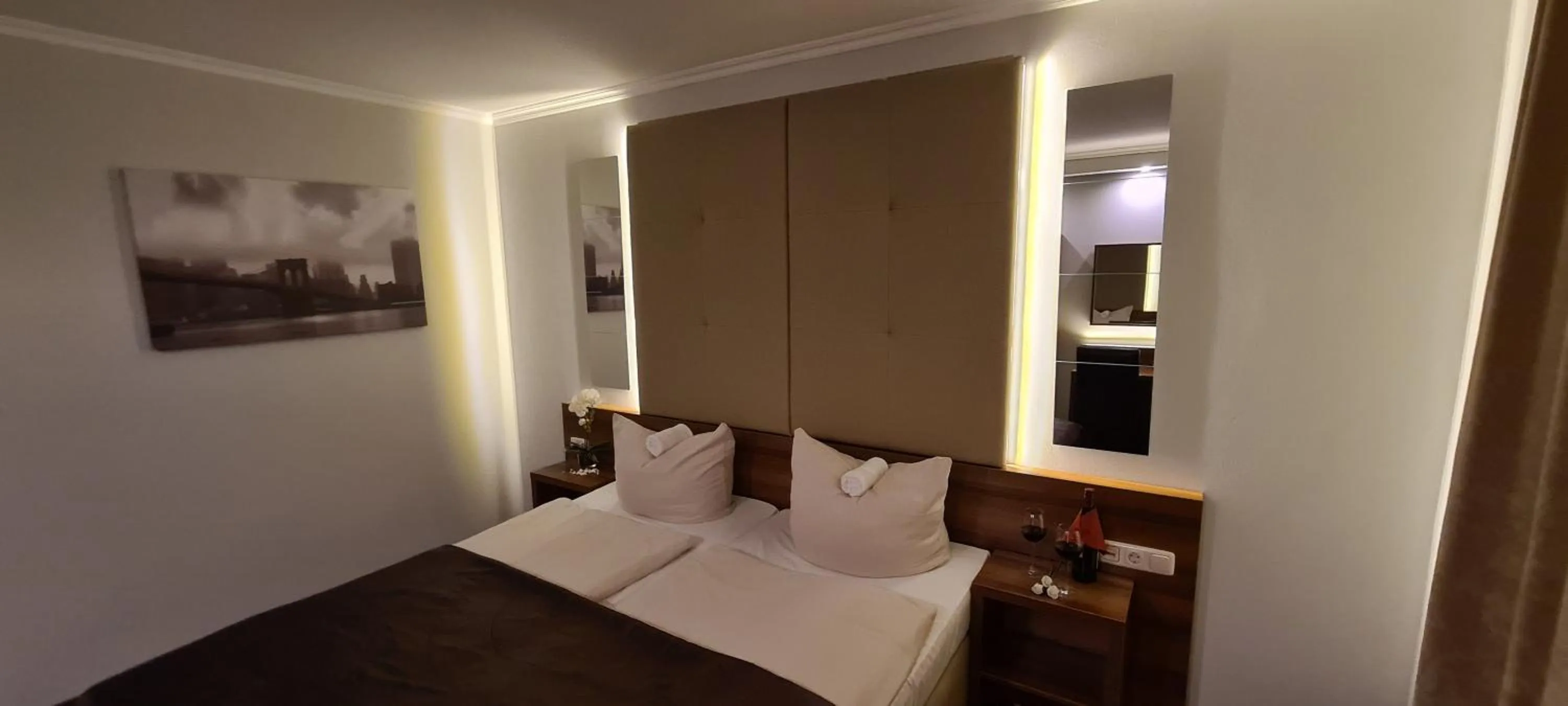 Bed in Hotel zur Riede bei Bremen