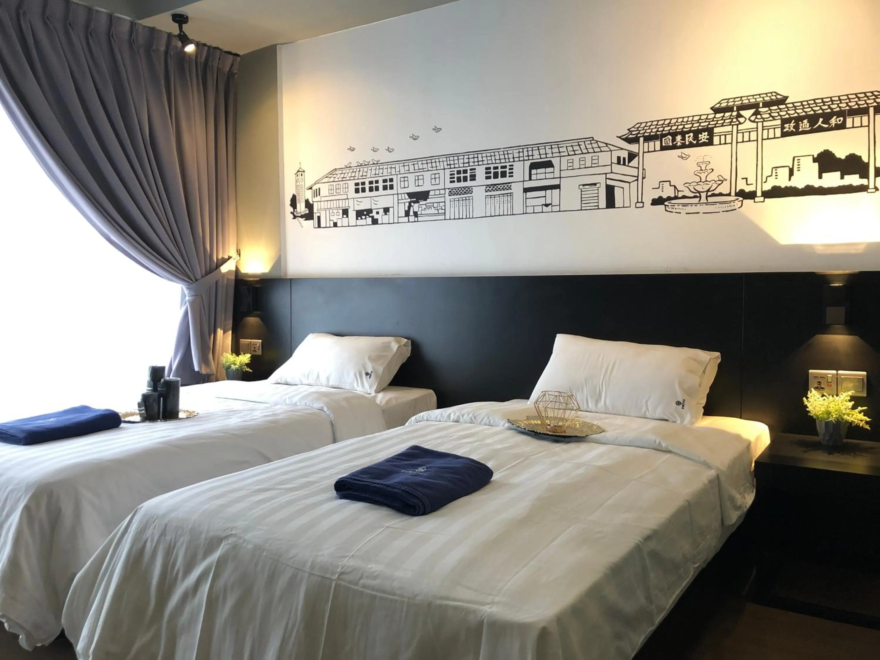 Bed in Aeropod Suites by Calvin