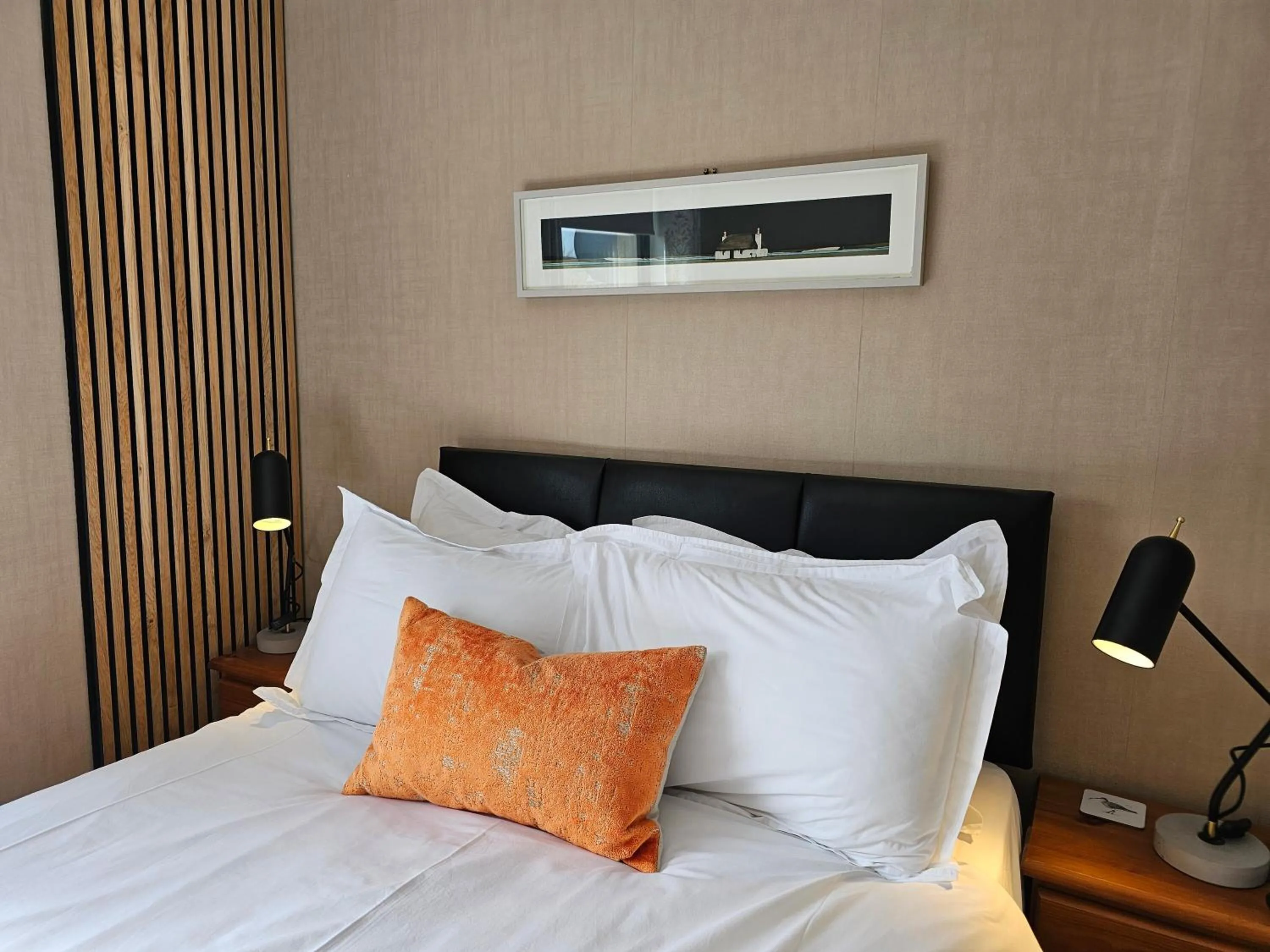 Bed in Brae Lea House, Lochboisdale, South Uist. Outer Hebrides