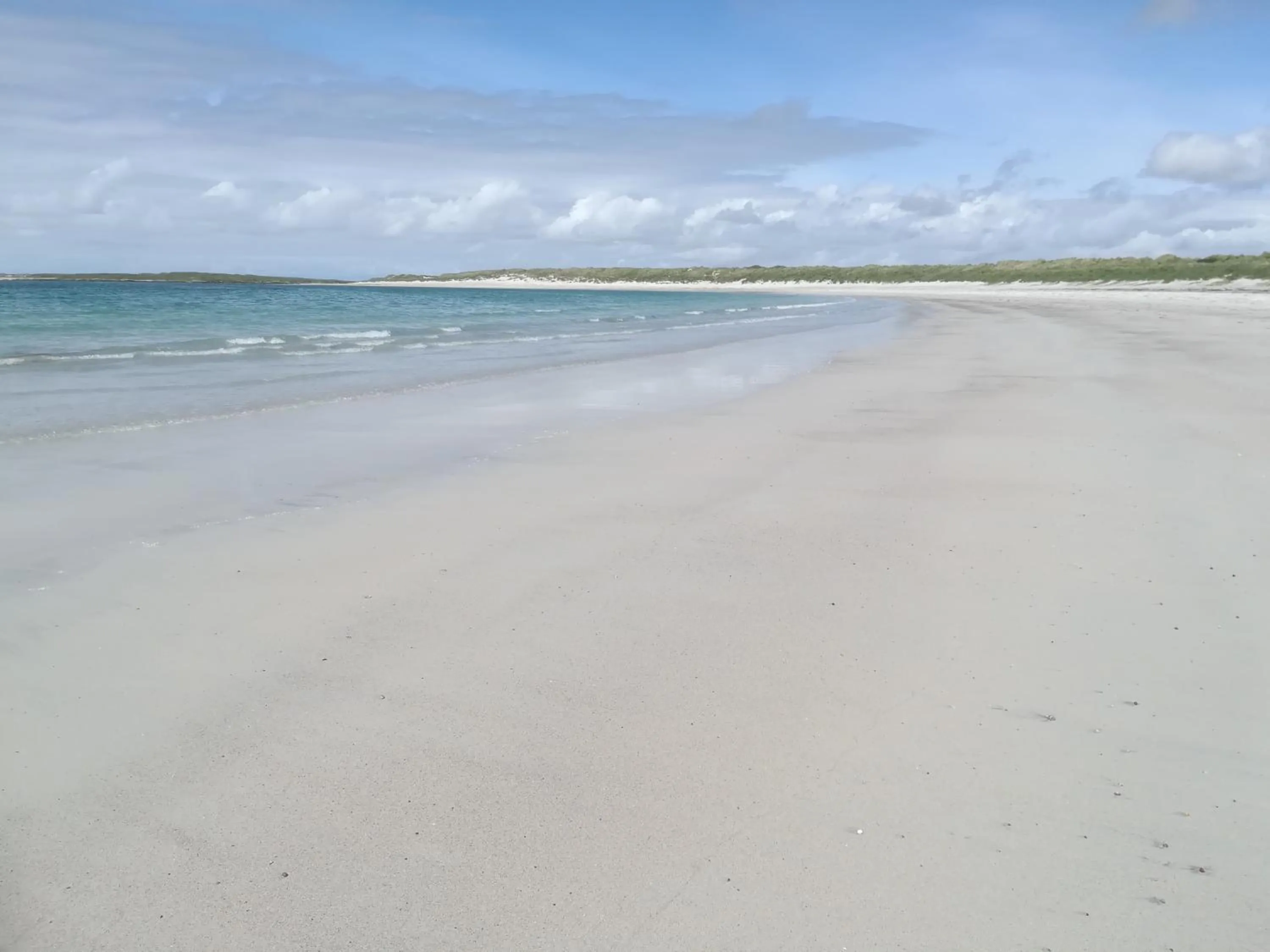 Beach in Brae Lea House, Lochboisdale, South Uist. Outer Hebrides