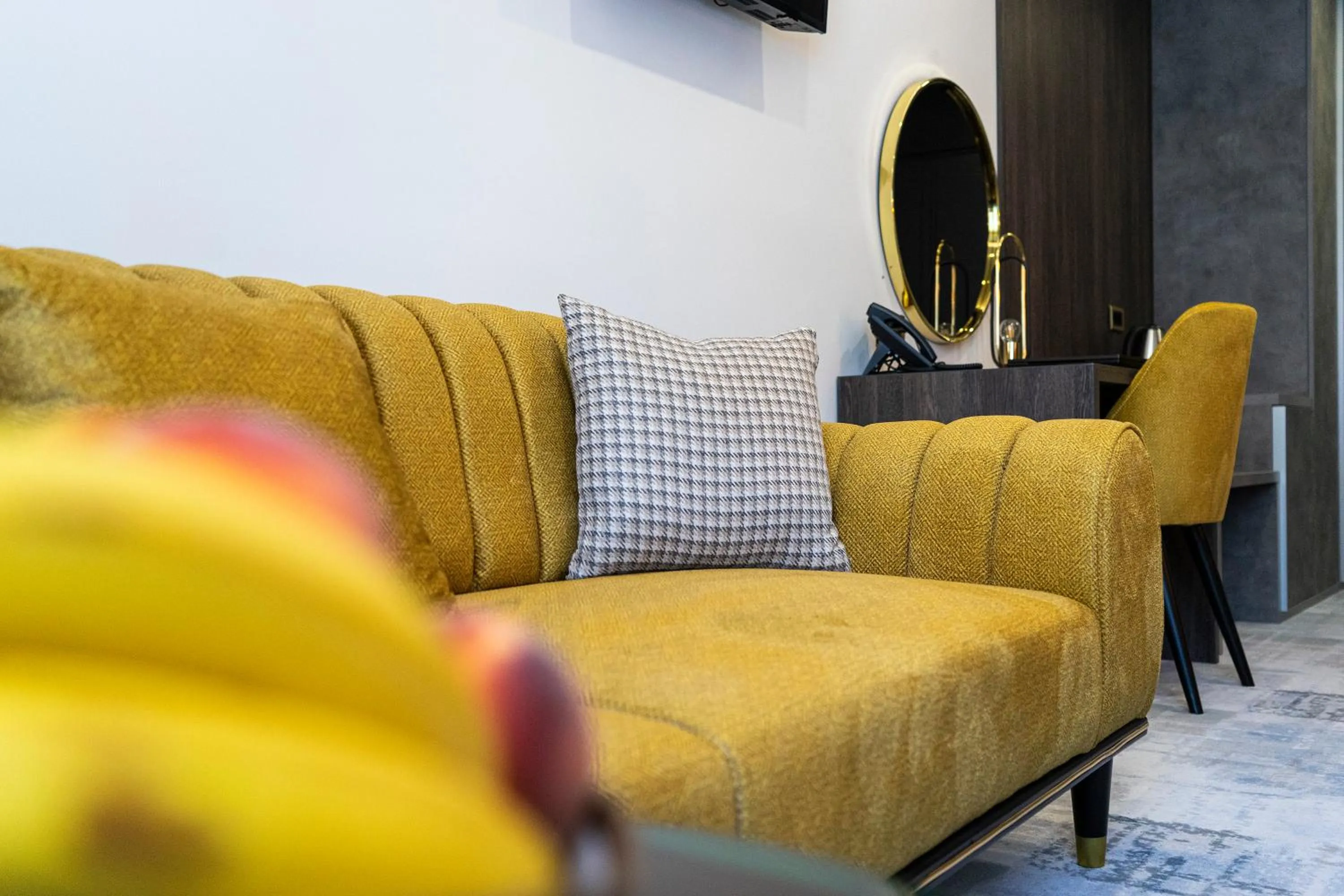 Seating area in Hotel Pasha