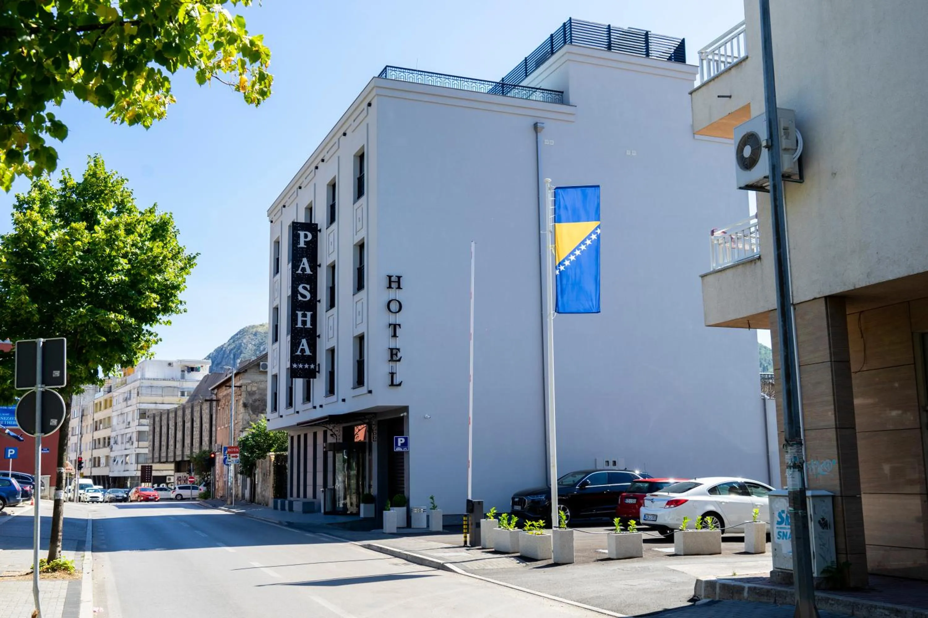 Property building in Hotel Pasha