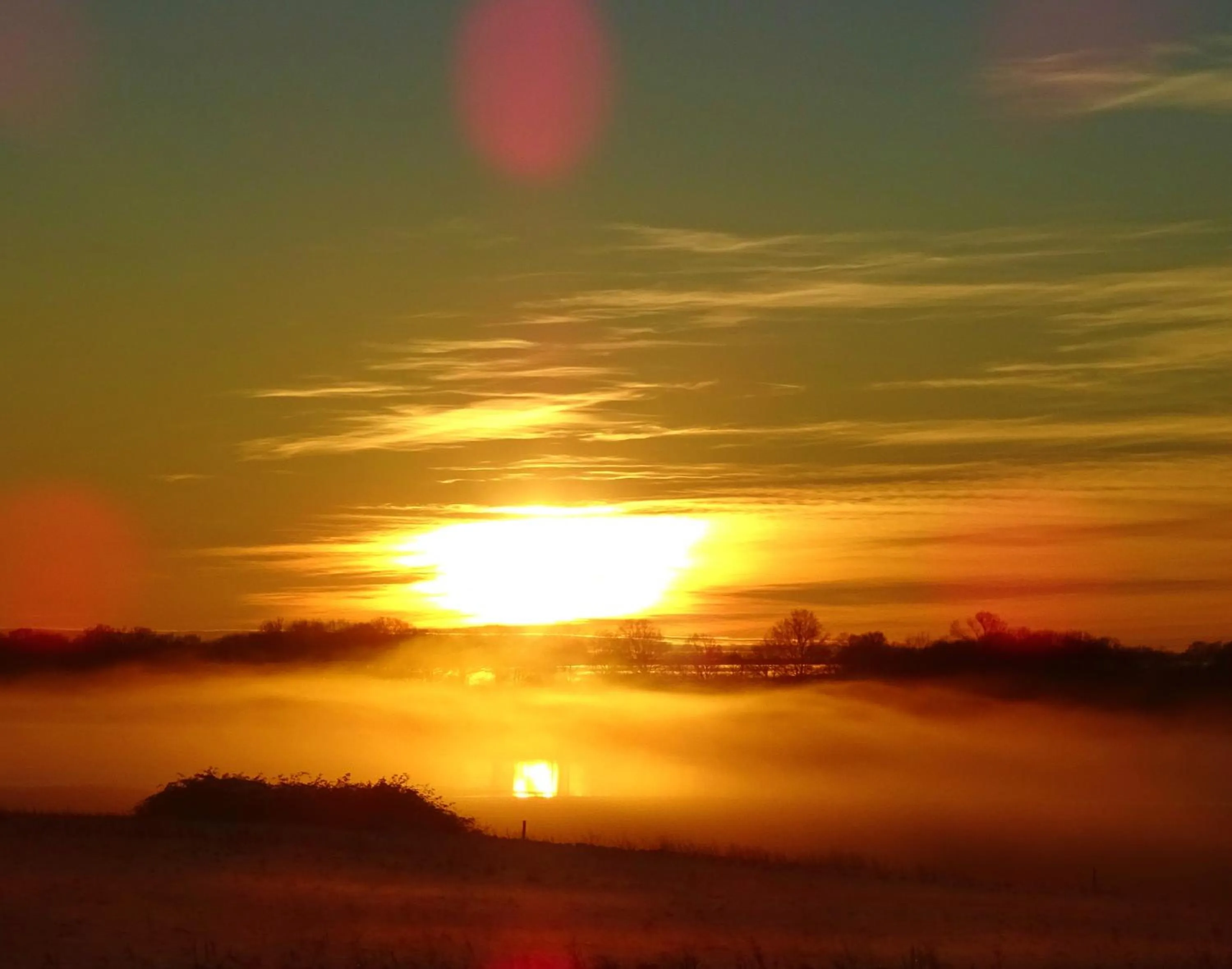 Sunset in Landhotel Kastanienallee Putbus
