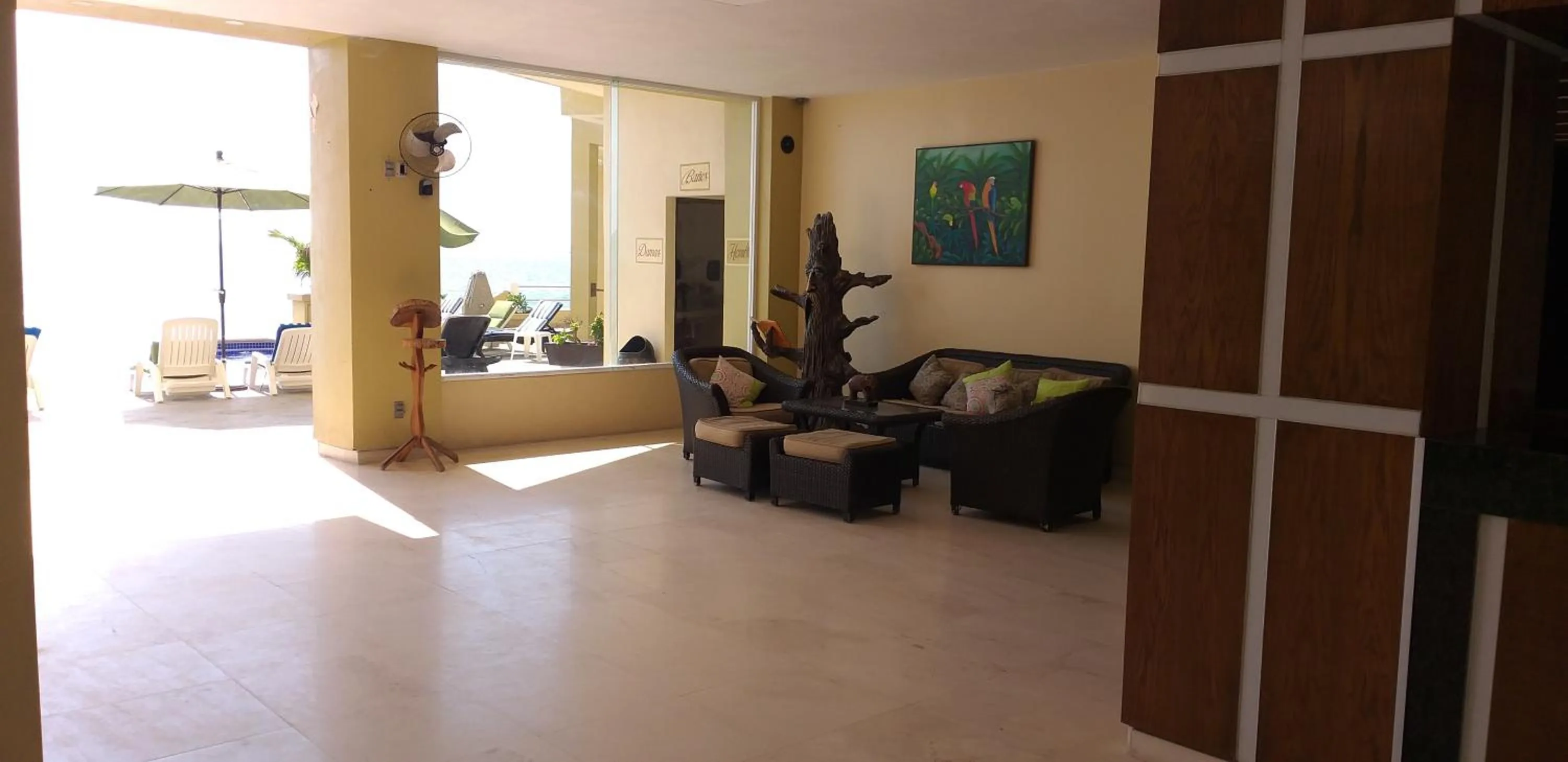 Living room in Hotel Bogavante