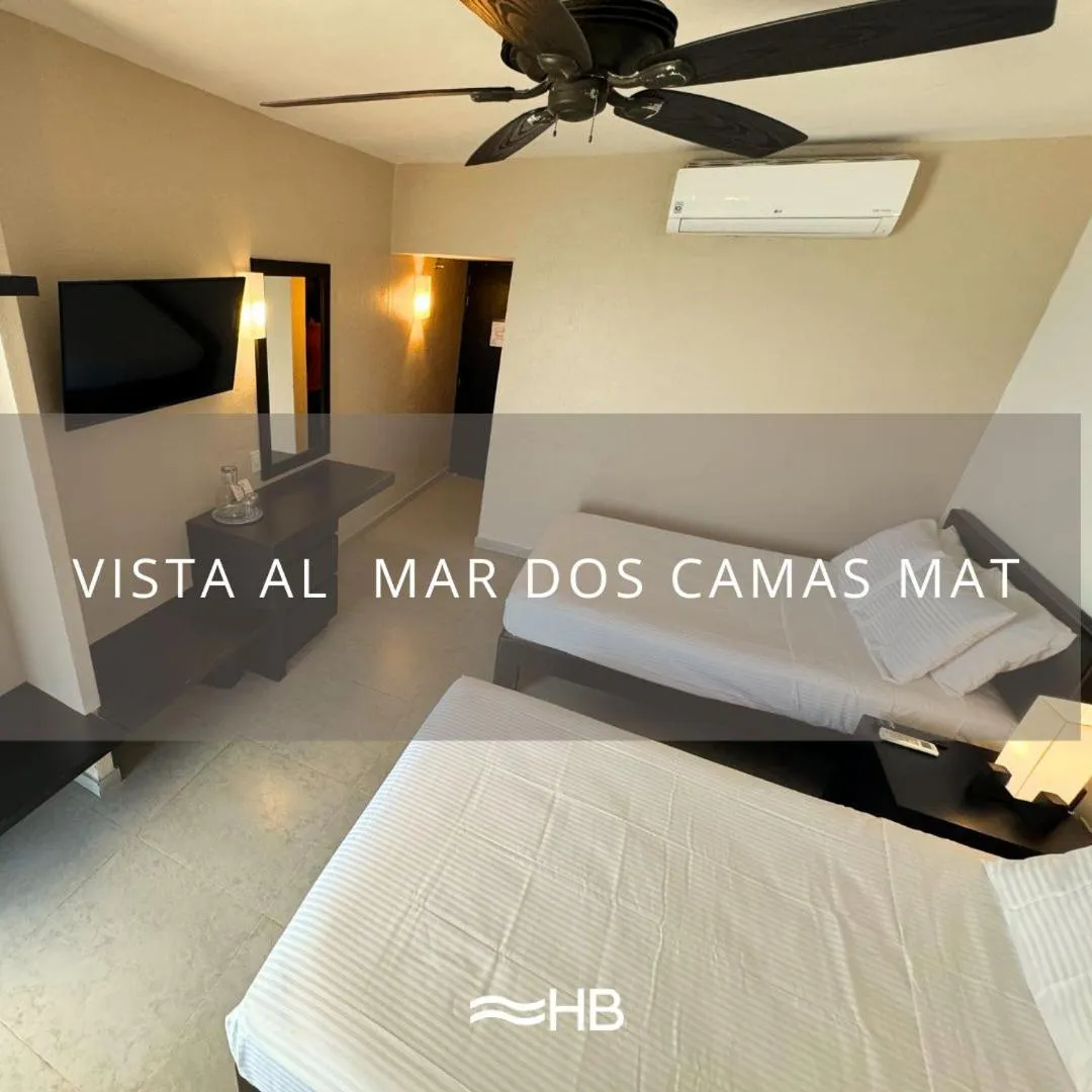 Bed in Hotel Barra de Navidad