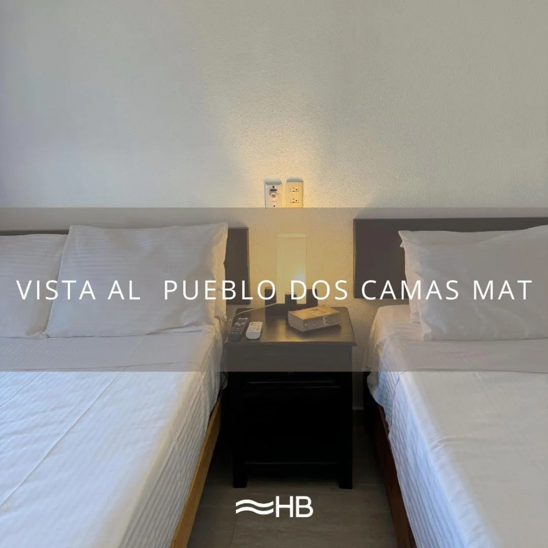 Bed in Hotel Barra de Navidad