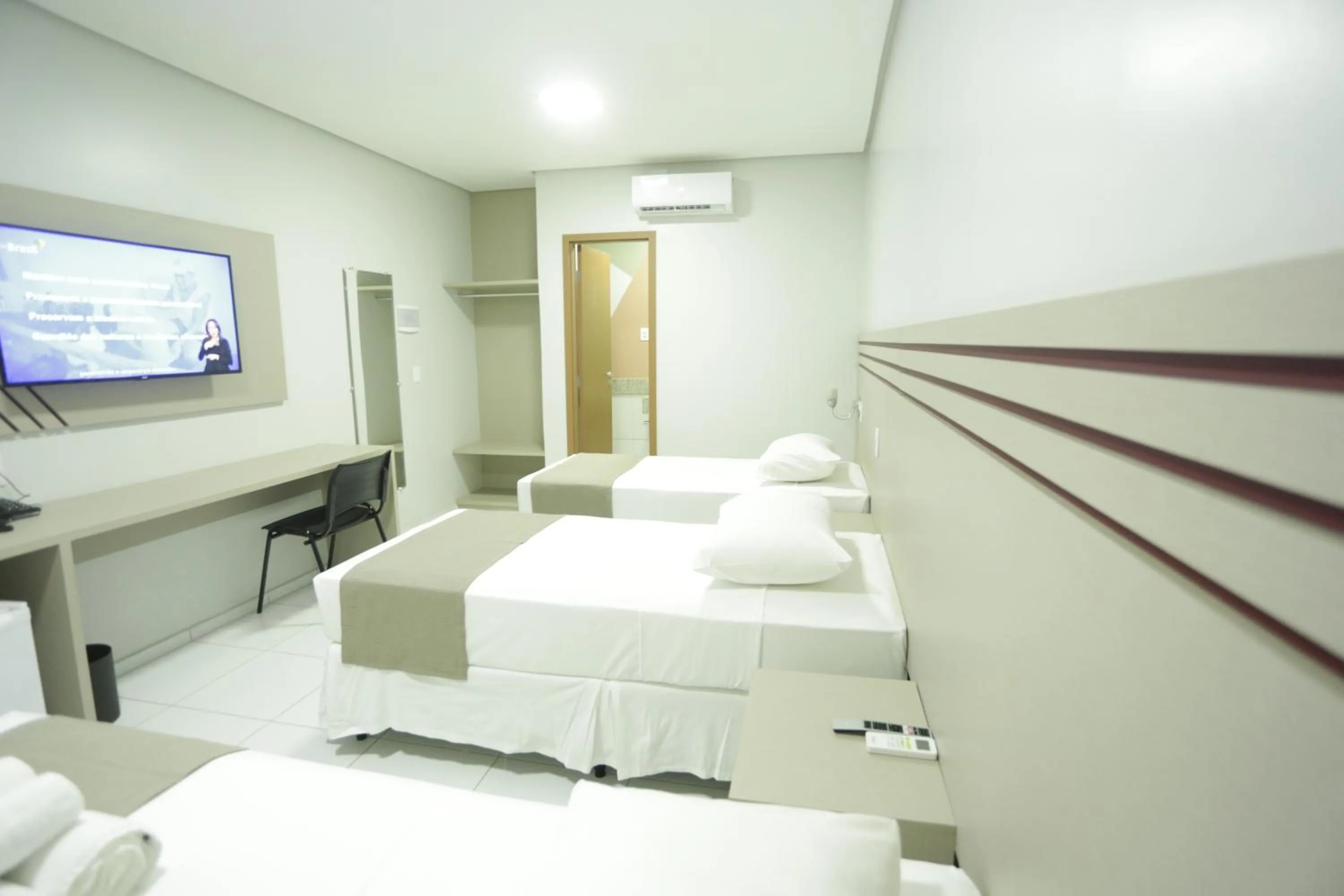 Bed in Valen Porto Hotel São Luís