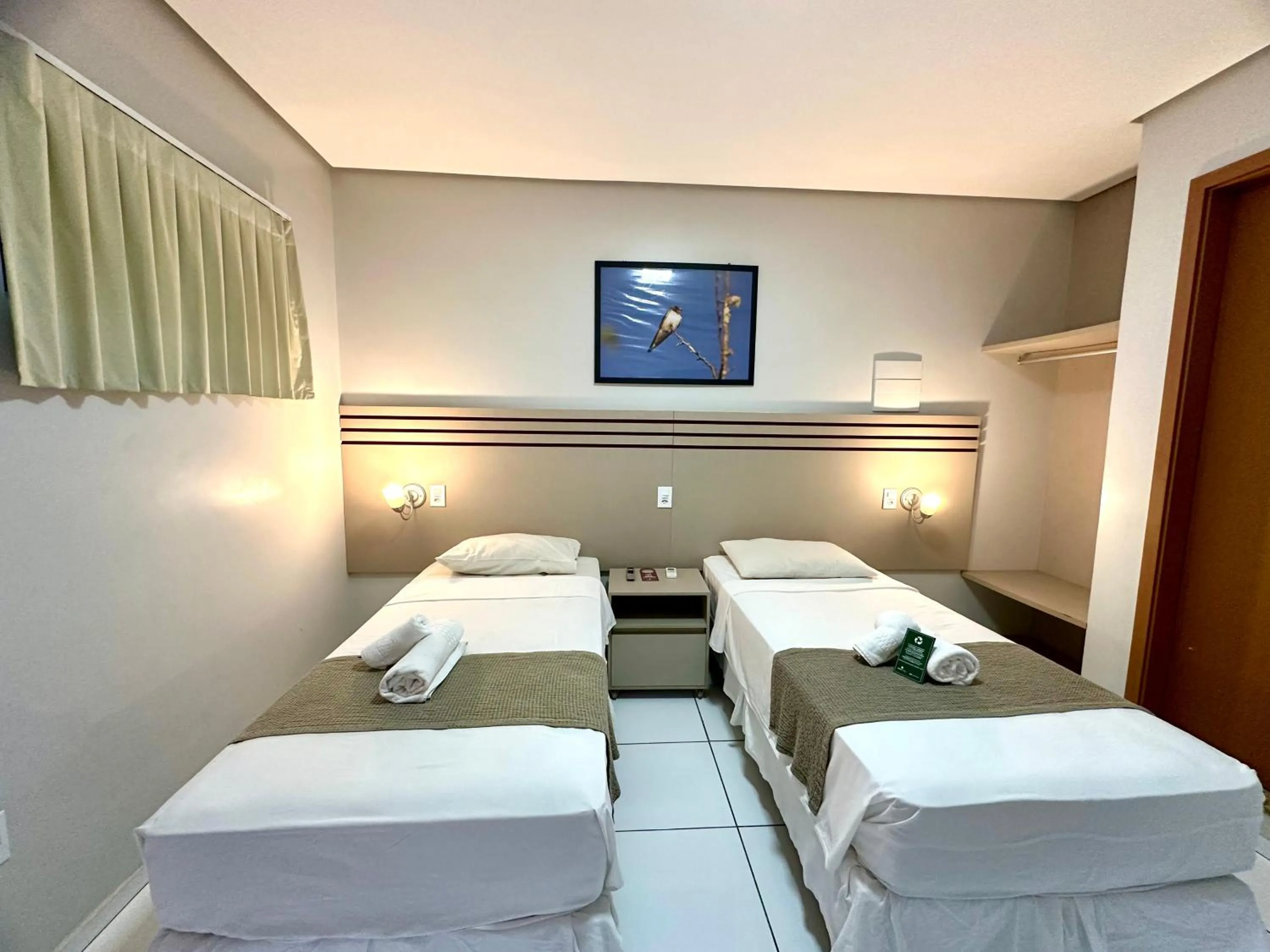 Bed in Valen Porto Hotel São Luís