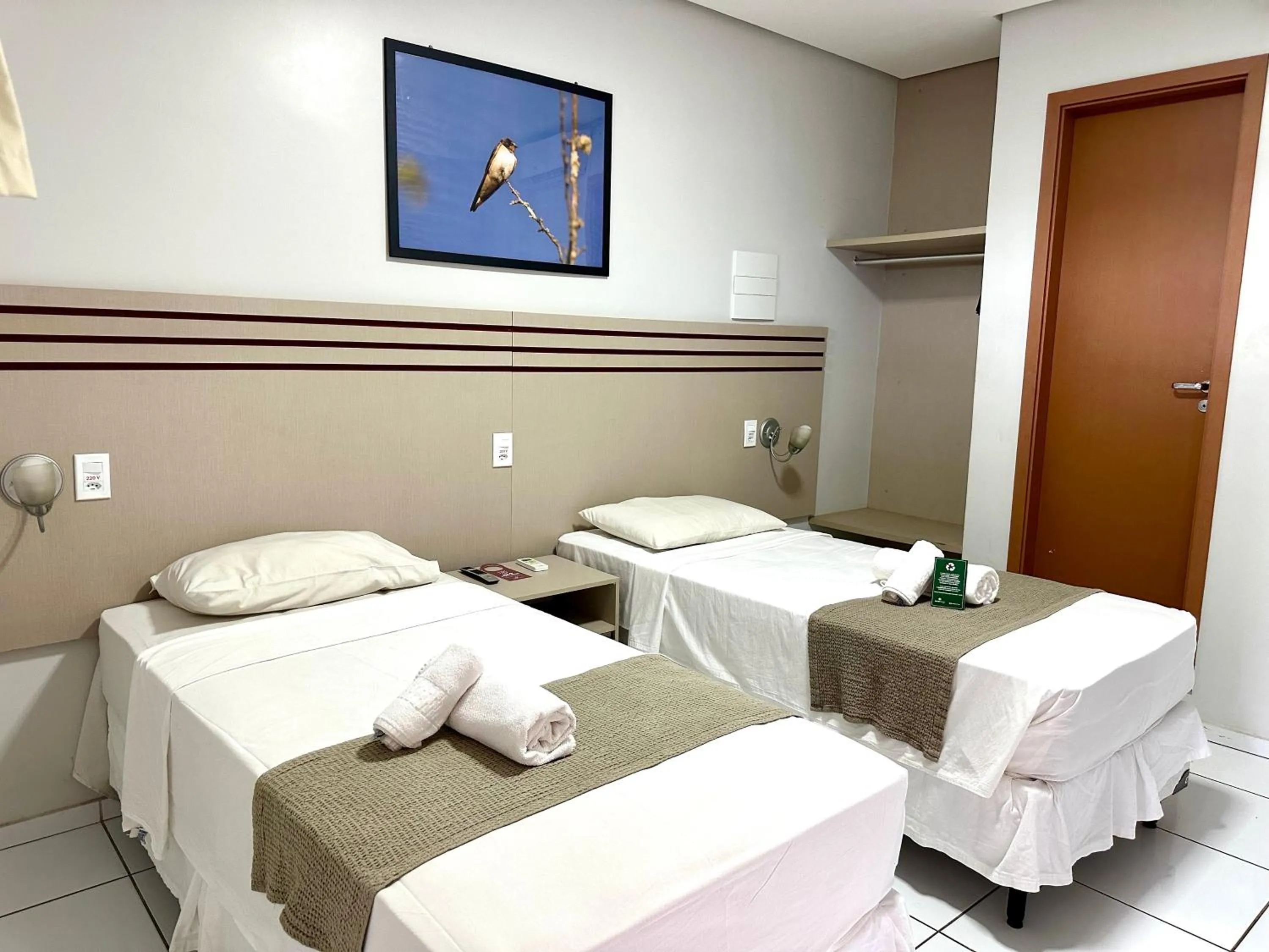 Bed in Valen Porto Hotel São Luís