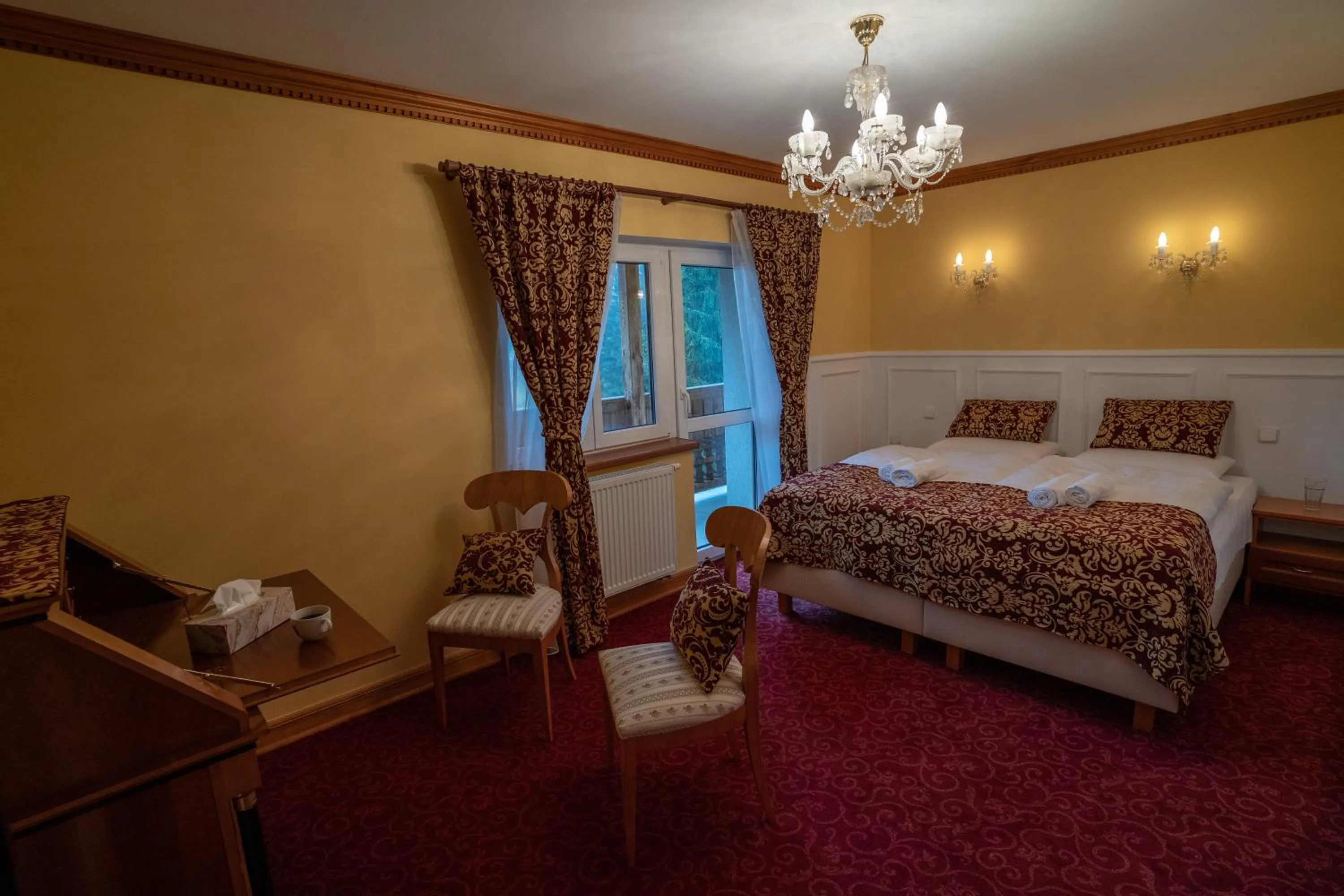 Photo of the whole room, Bed in Jáchymoff