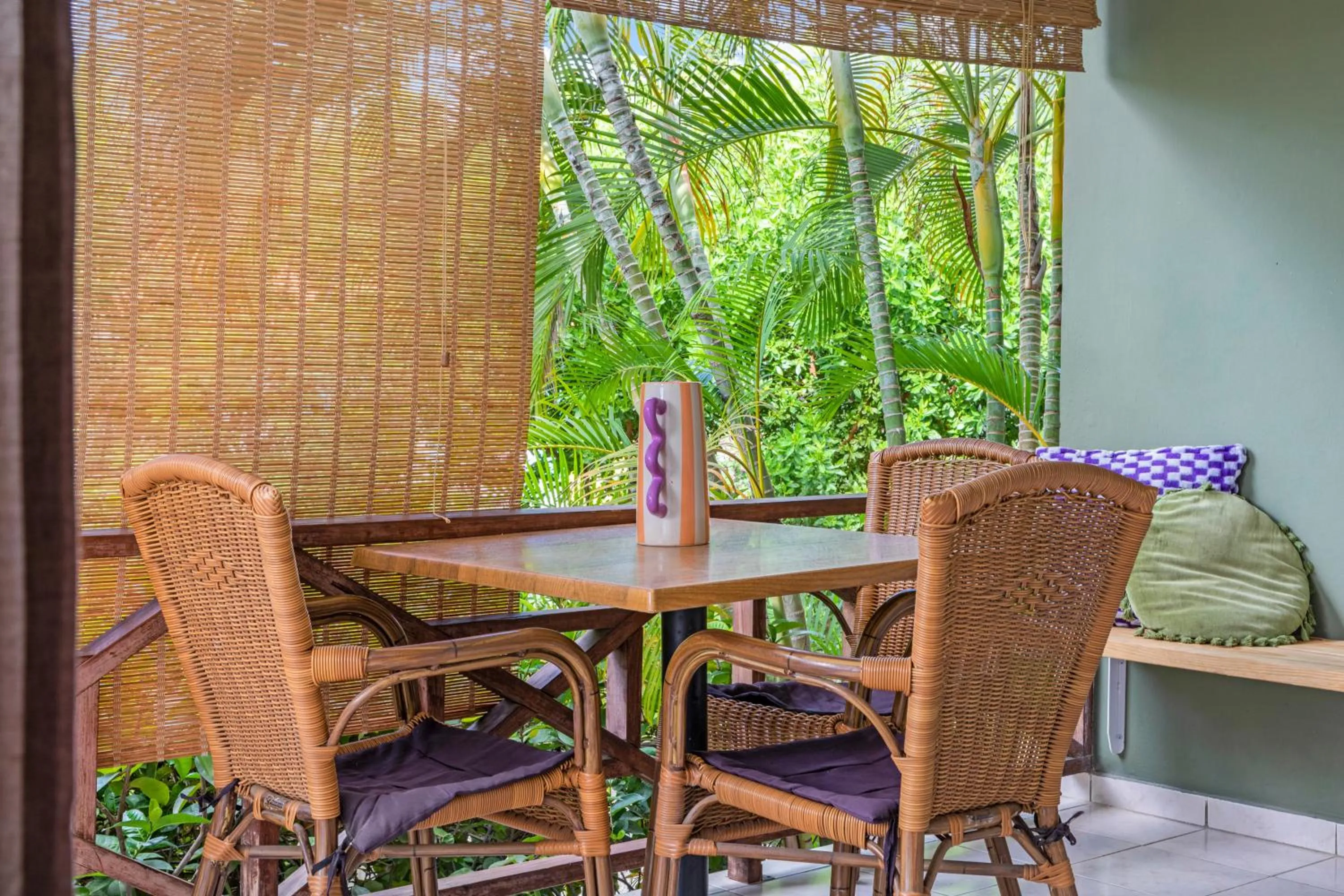 Balcony/Terrace in TUK Tropical Boutique Resort Jan Thiel