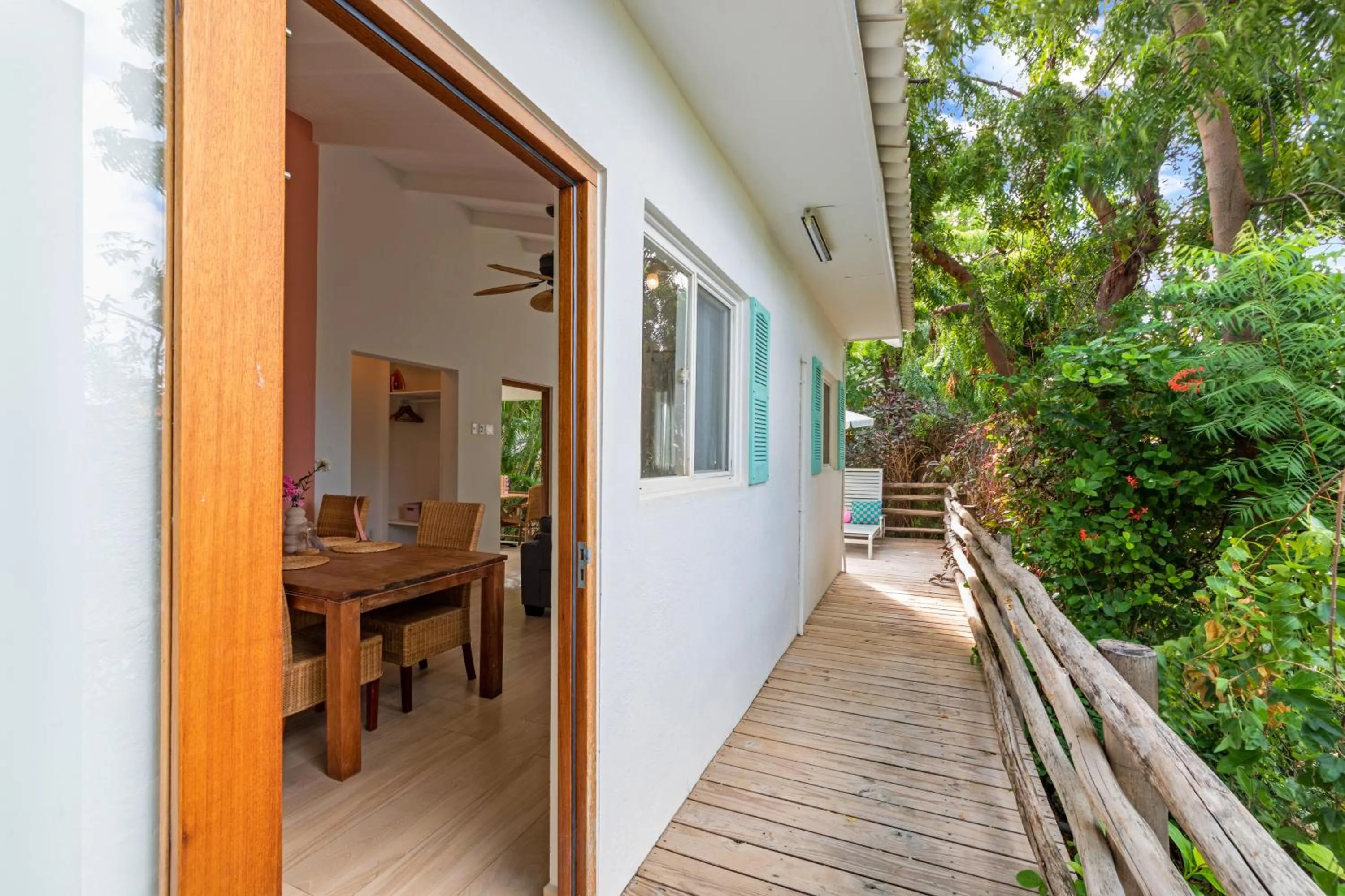 Balcony/Terrace in TUK Tropical Boutique Resort Jan Thiel
