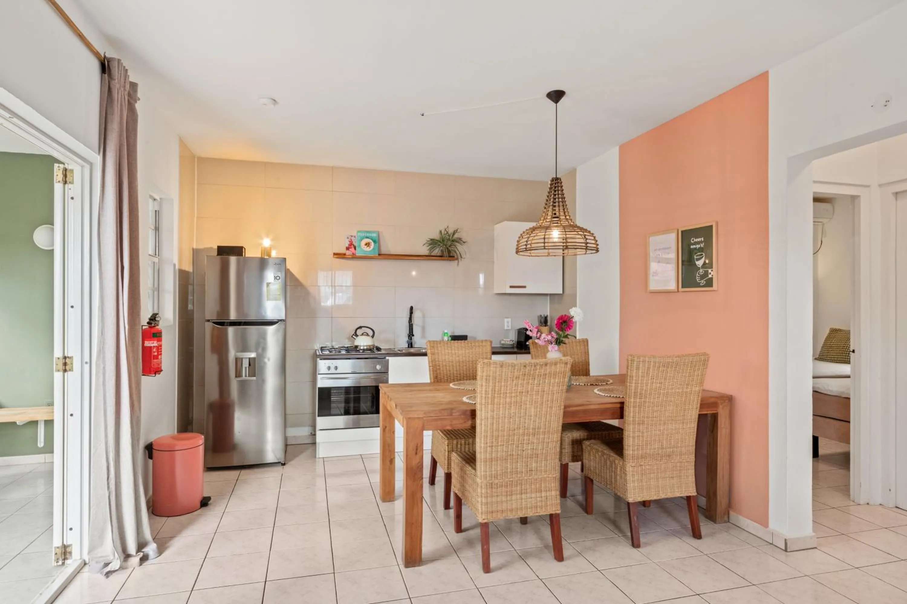 kitchen in TUK Tropical Boutique Resort Jan Thiel