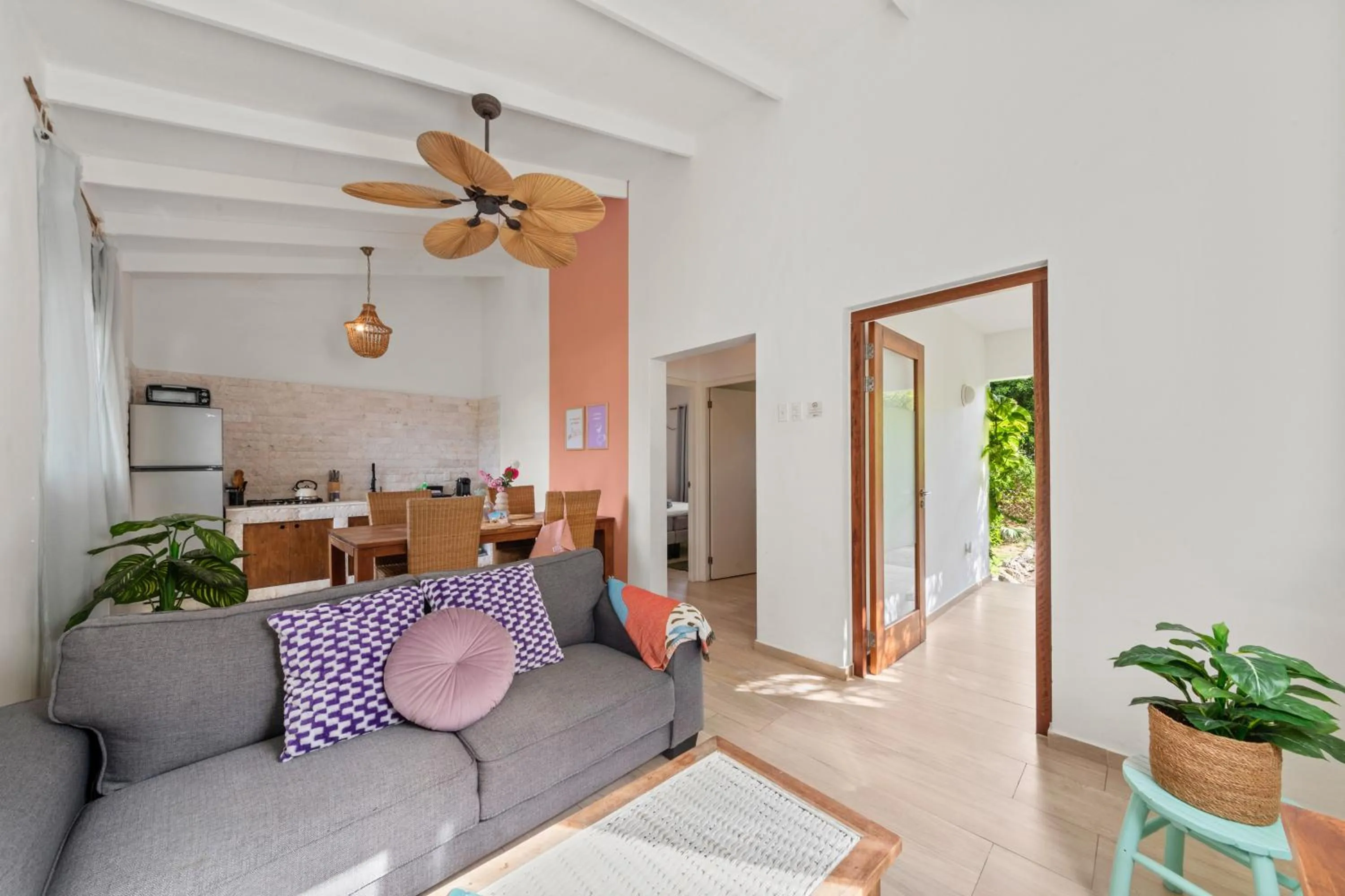 Living room in TUK Tropical Boutique Resort Jan Thiel