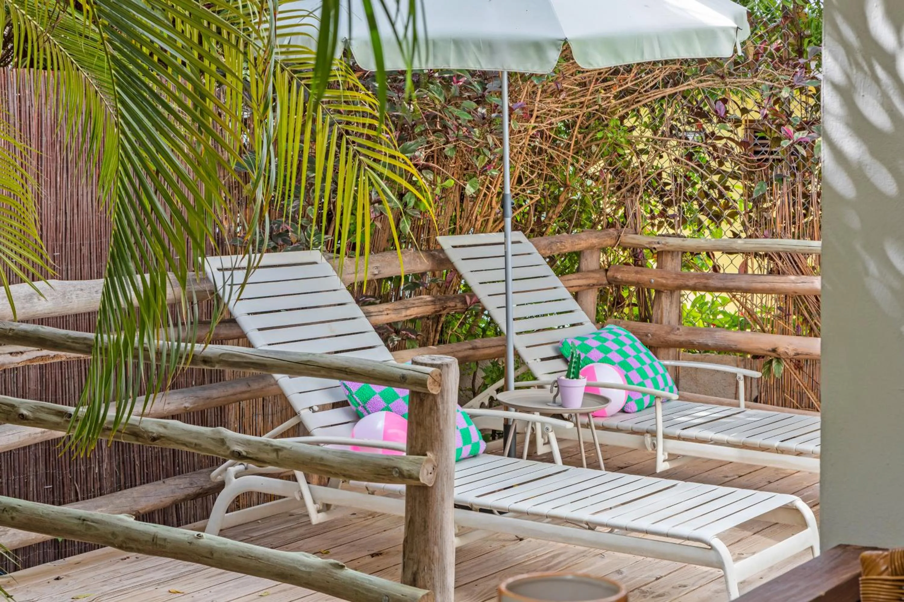 Balcony/Terrace in TUK Tropical Boutique Resort Jan Thiel
