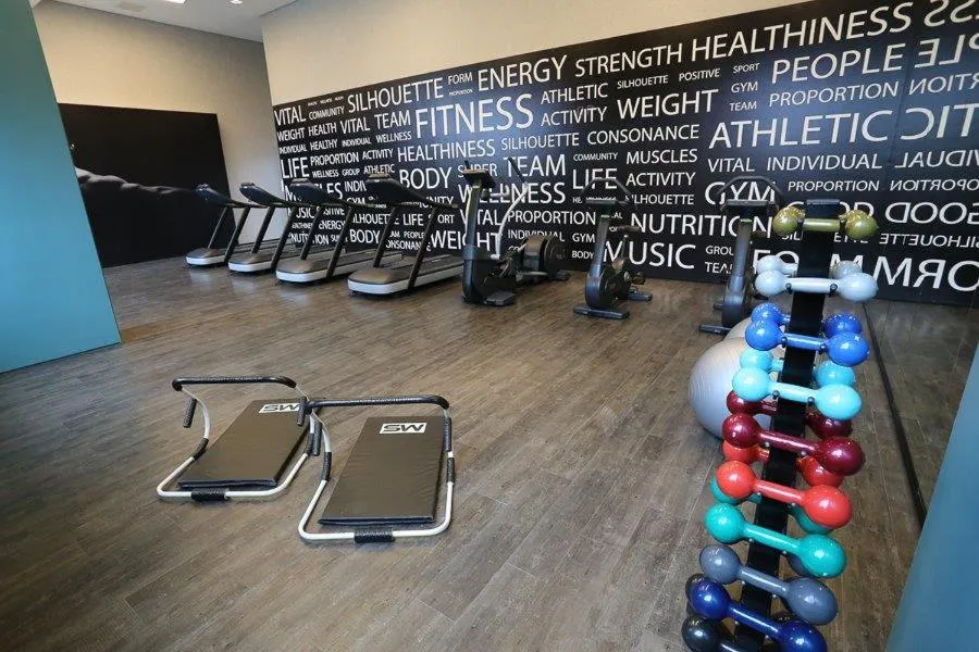 Fitness centre/facilities in Astron Suítes Mondial Salvador by Nobile