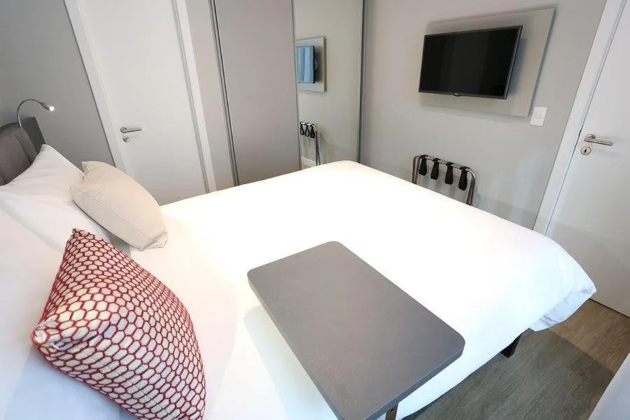 Bed in Astron Suítes Mondial Salvador by Nobile