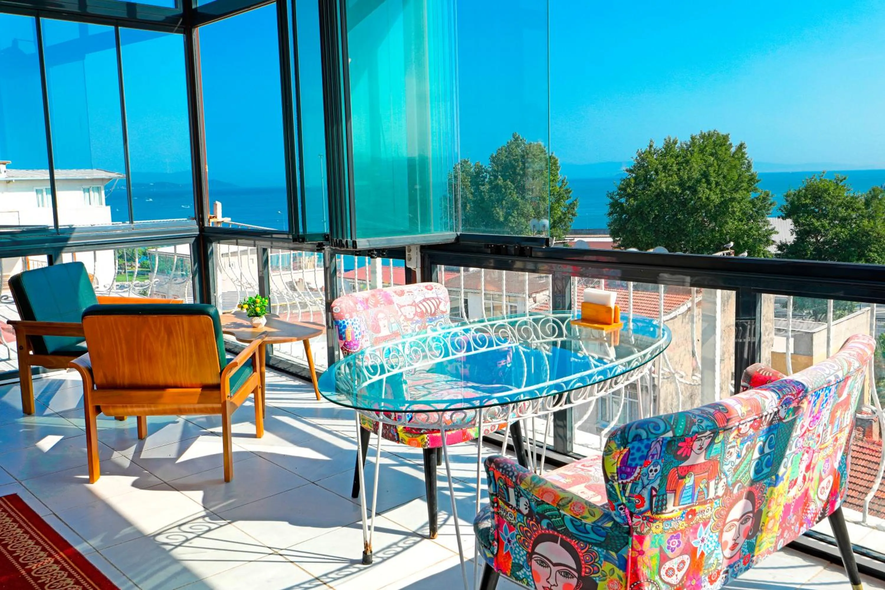 Patio in Kondoskali Hotel