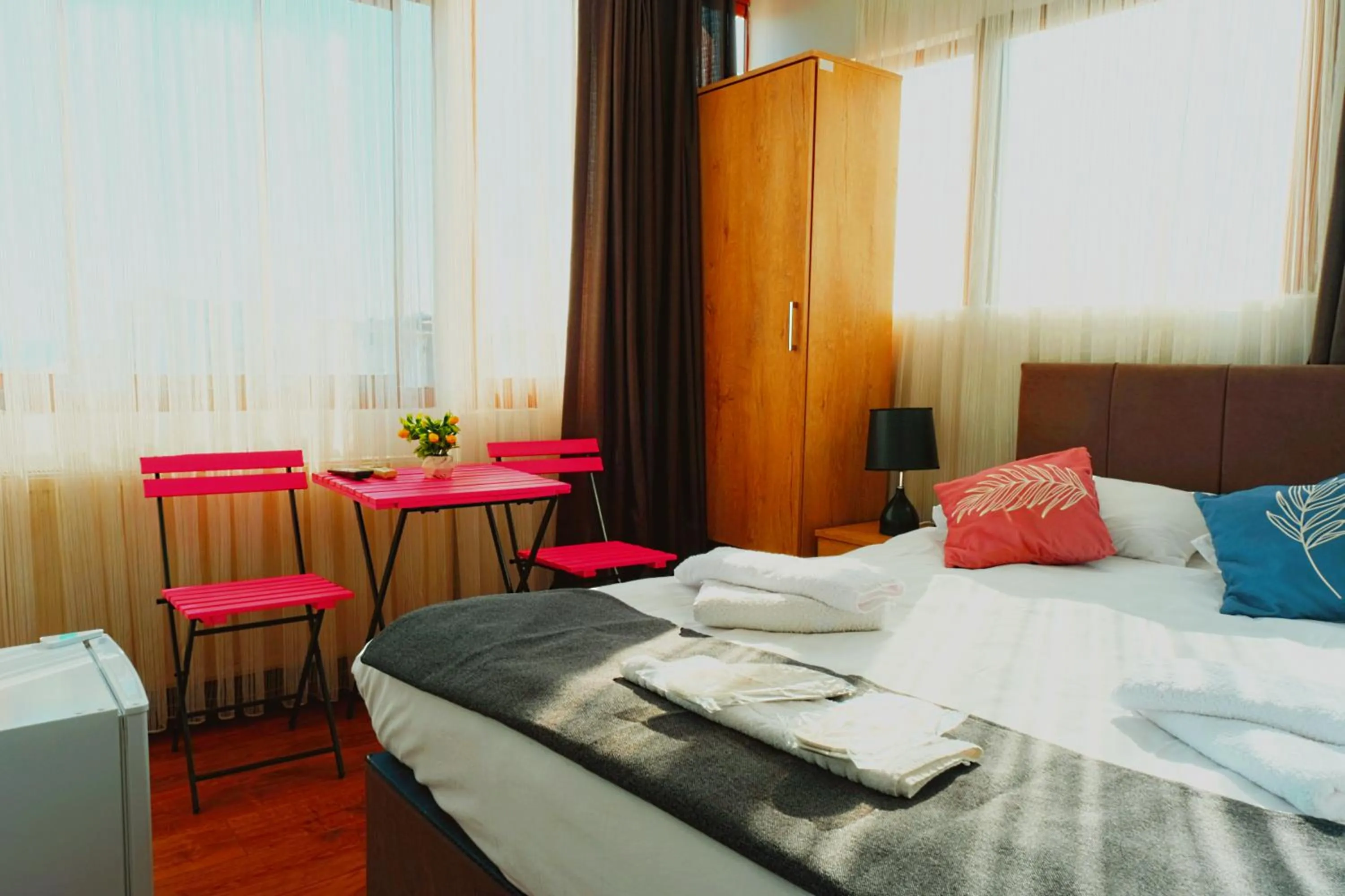 Bed in Kondoskali Hotel