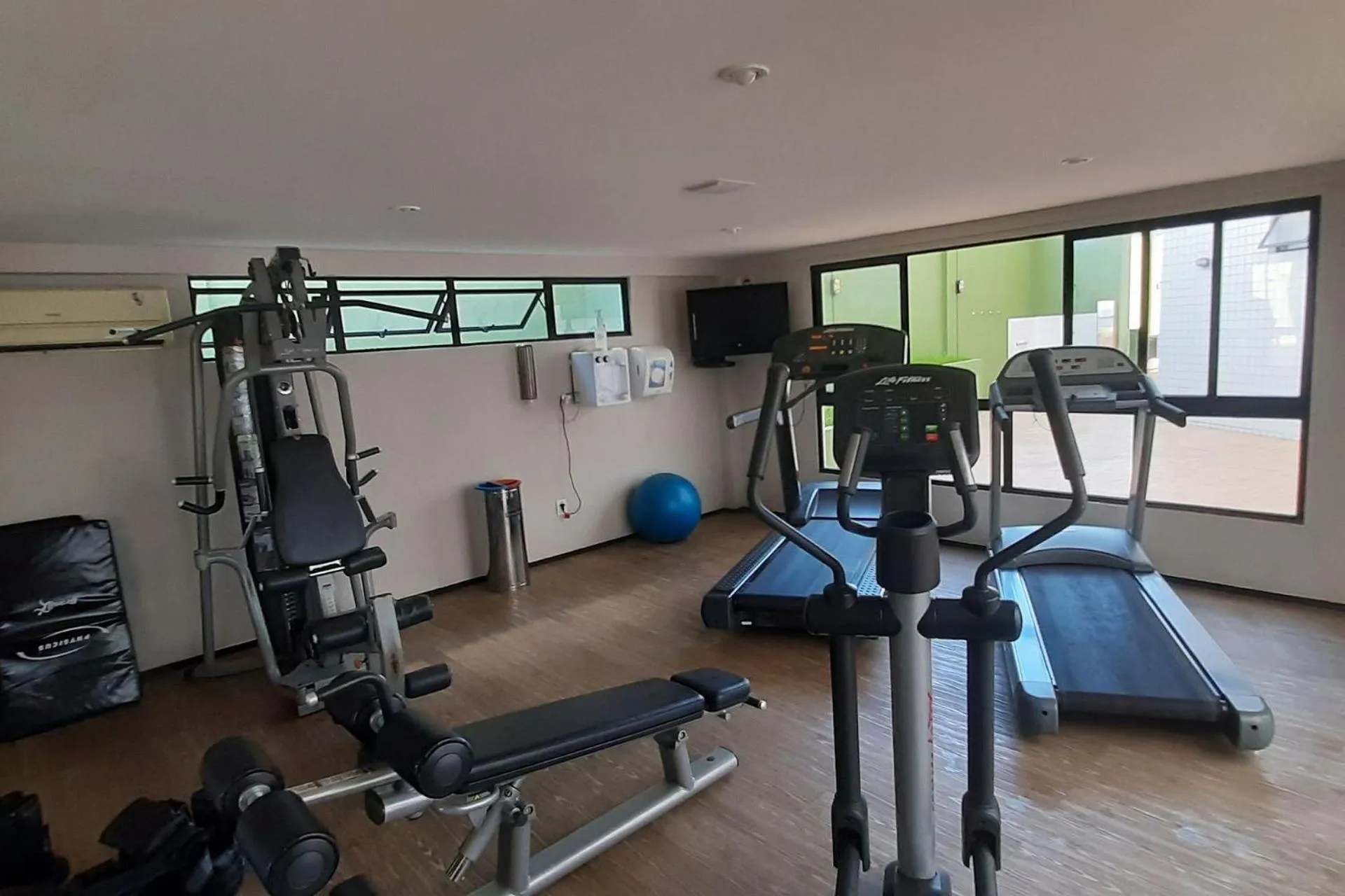 Fitness centre/facilities in Natal Plaza requinte, conforto e vista para o mar