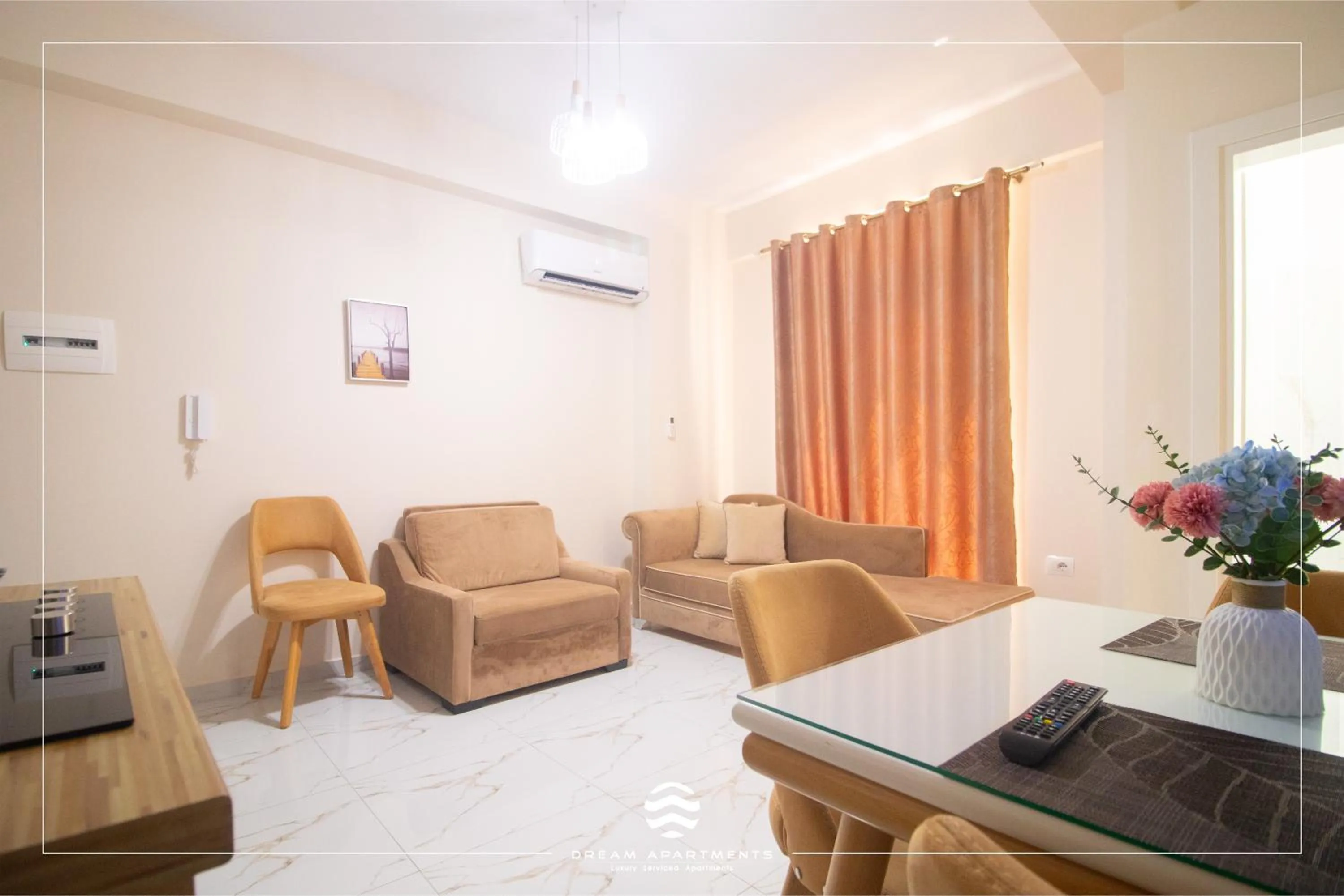 Living room in DREAM APARTMENTS Saranda