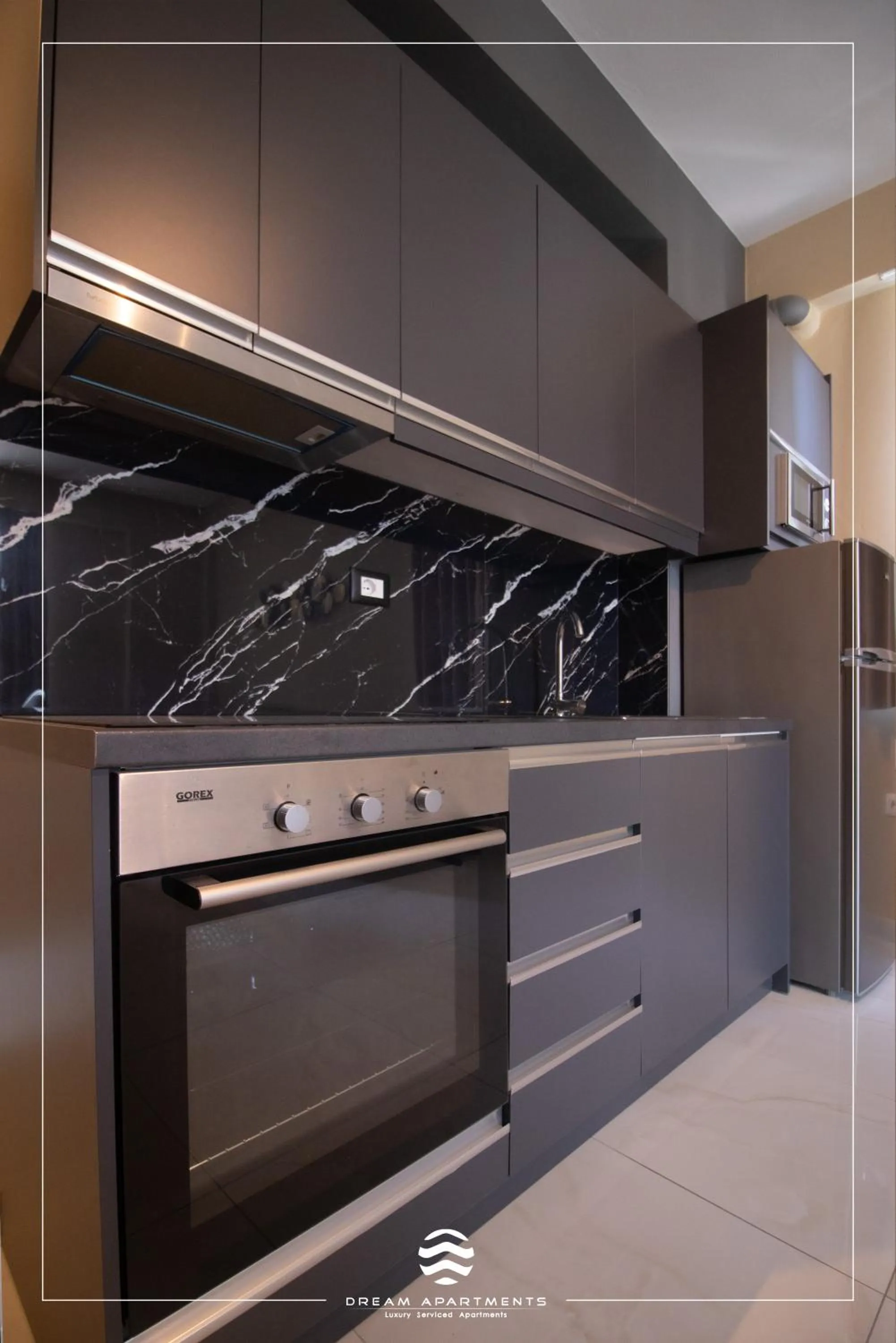 kitchen in DREAM APARTMENTS Saranda