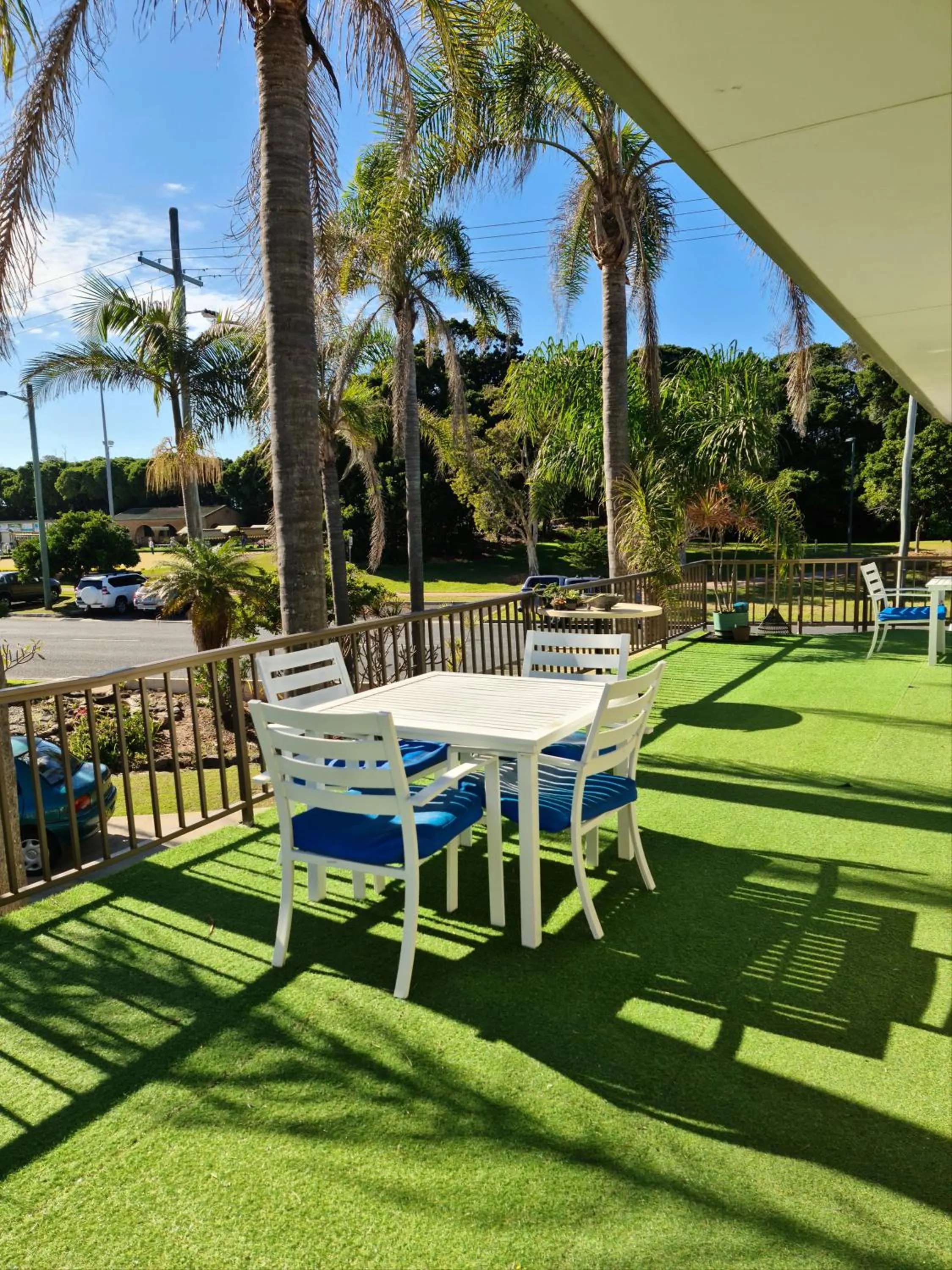 Living room in Ocean Parade Motel