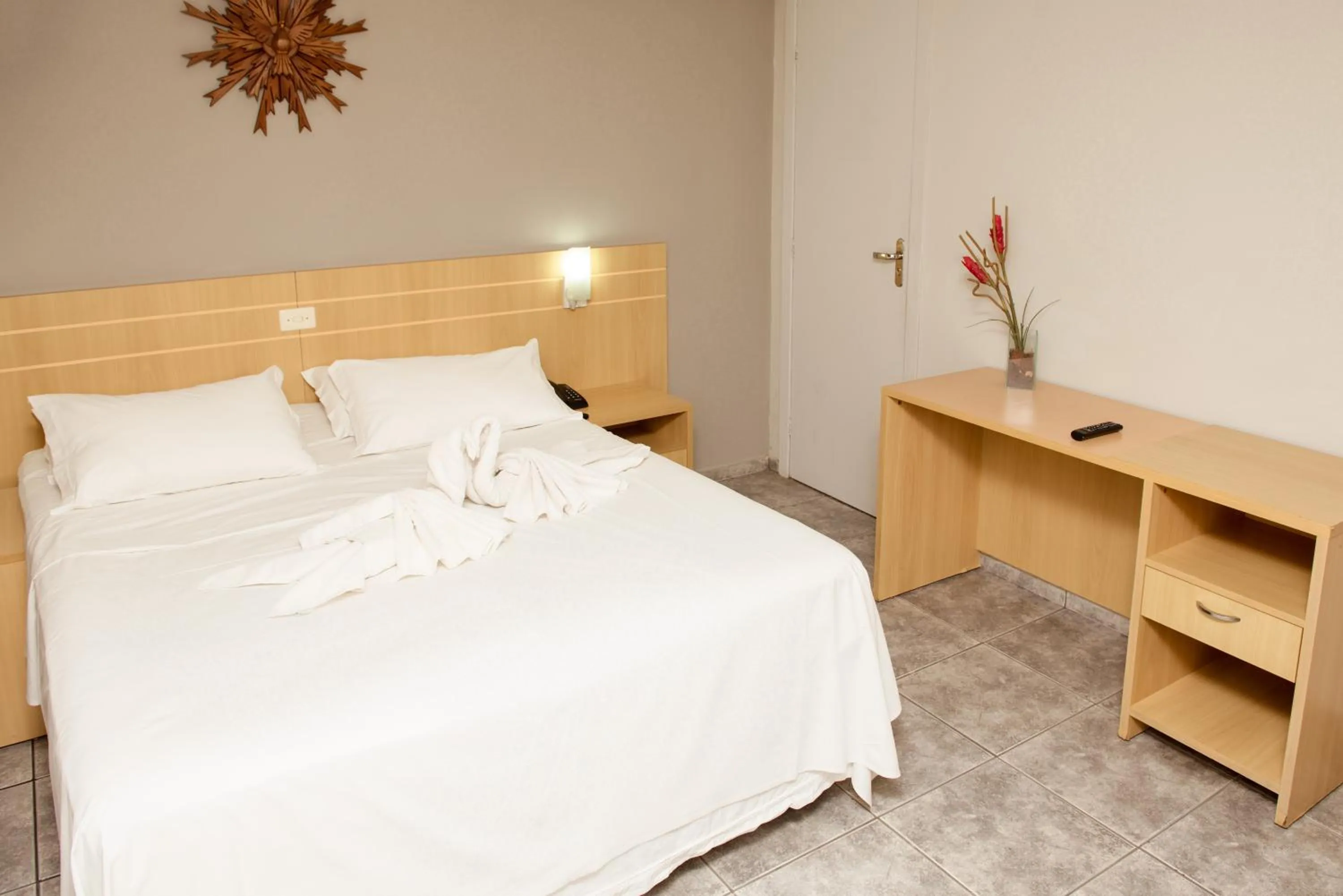 Bed in River Palace Hotel