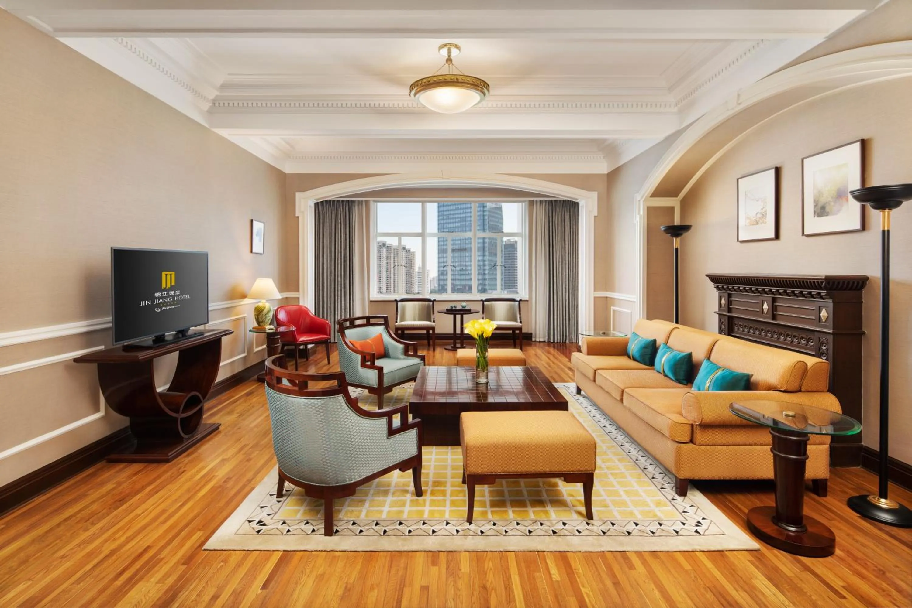 Living room in Jin Jiang Hotel