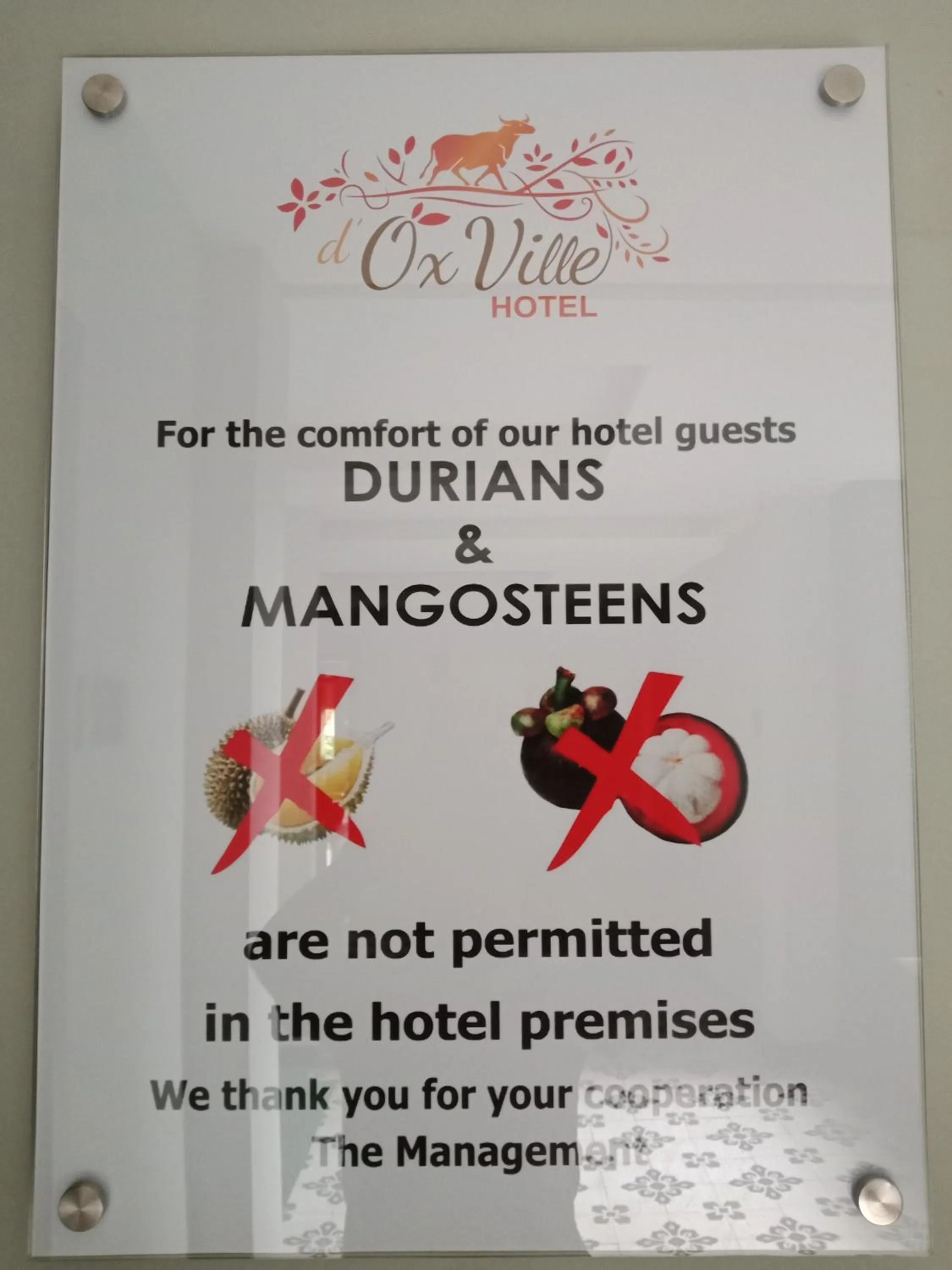 Area and facilities in Oxville Hotel